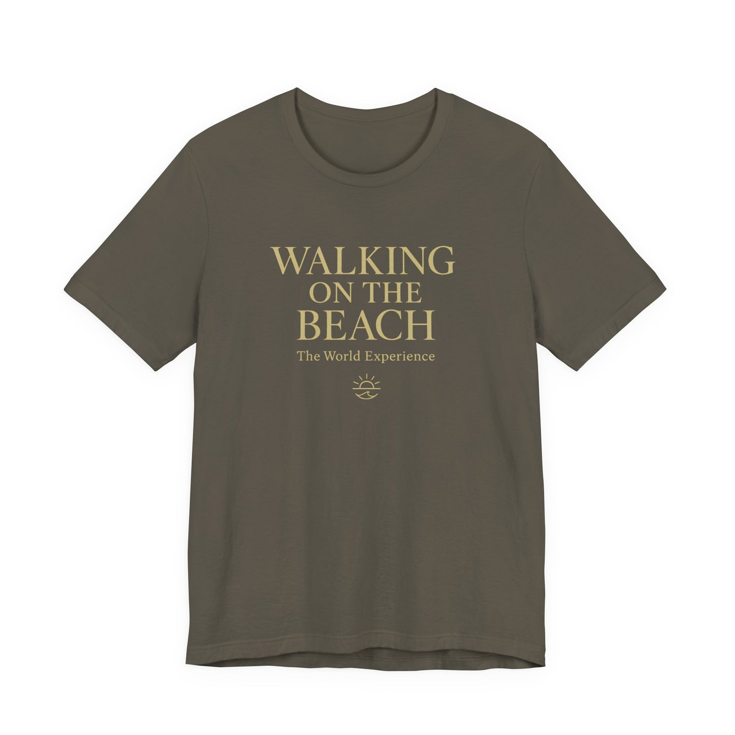Walking on the Beach Unisex Short Sleeve Tee