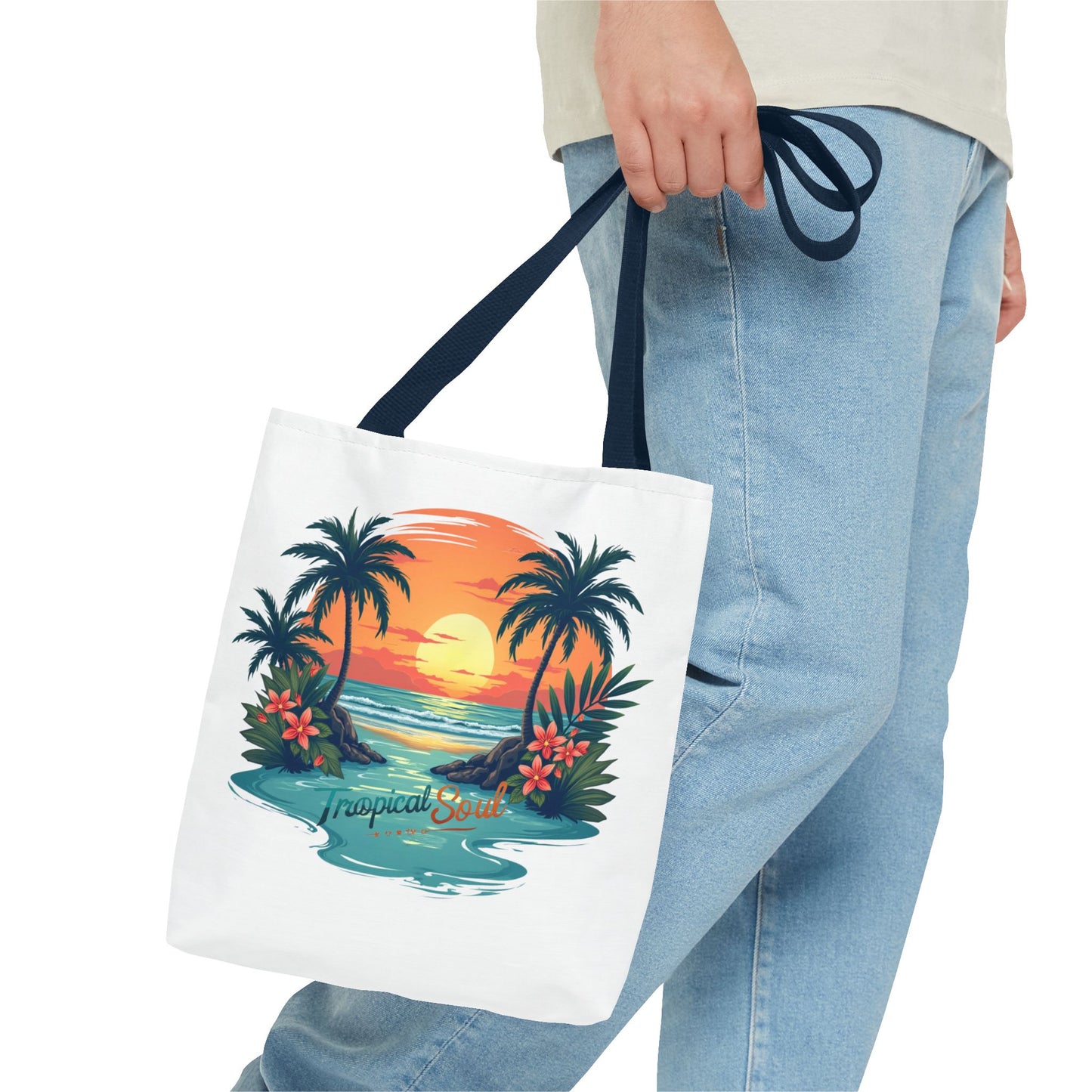 Tote Bag (AOP). Tropical soul