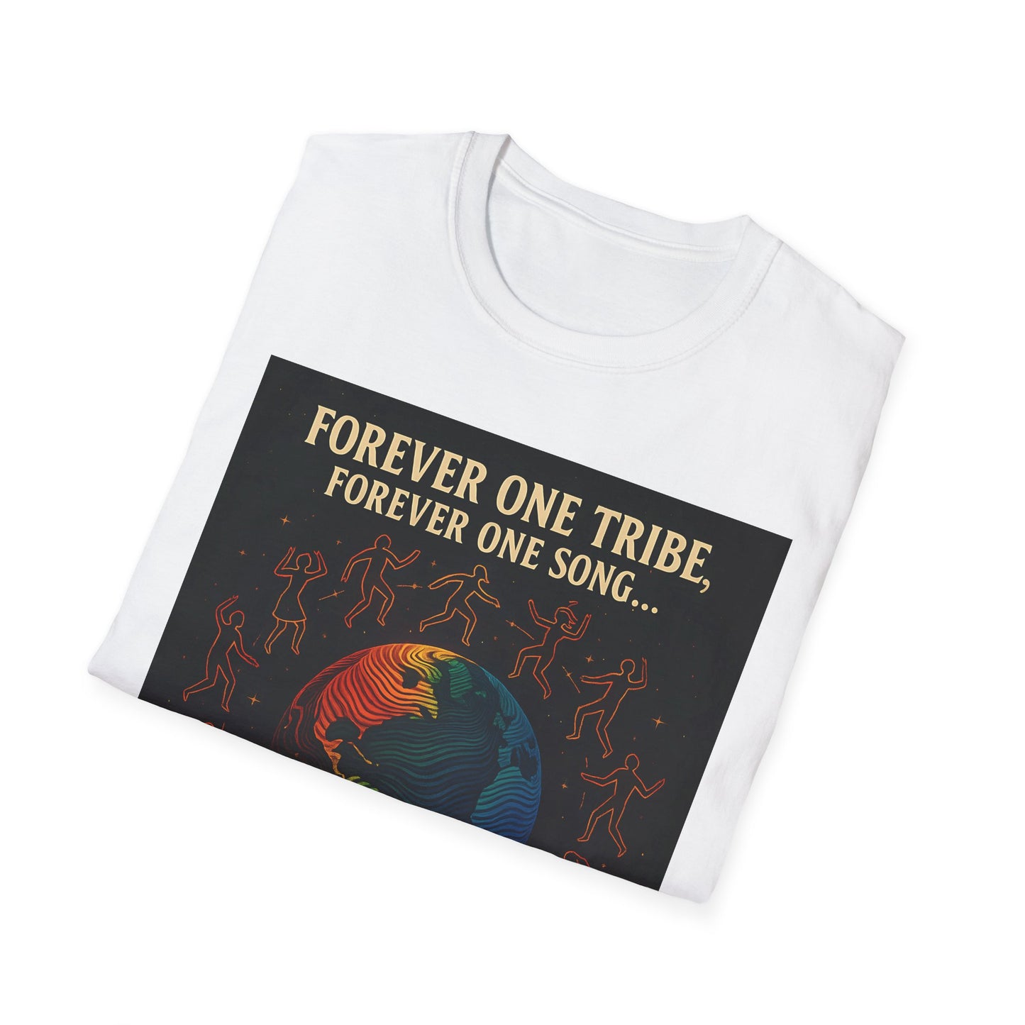 Unity Vibe T-Shirt - Forever One Tribe, Music Lover Gift, Festival Wear, Unisex Tee, Community Spirit Shirt