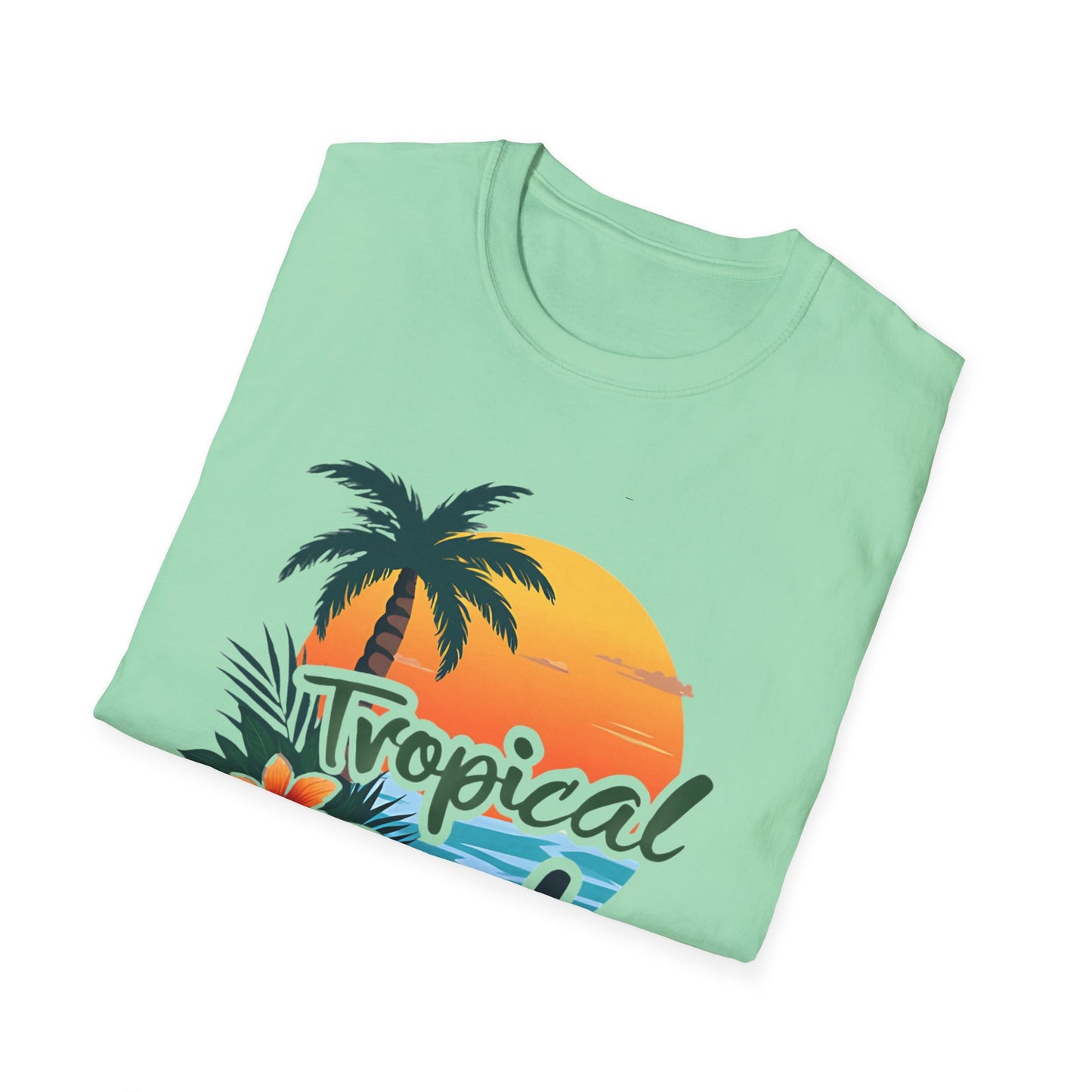 Tropical Soul T-Shirt | Relaxed Beach Vibe | Perfect Gift for Vacationers, Summer Parties, Beach Lovers, and Tropical Getaways