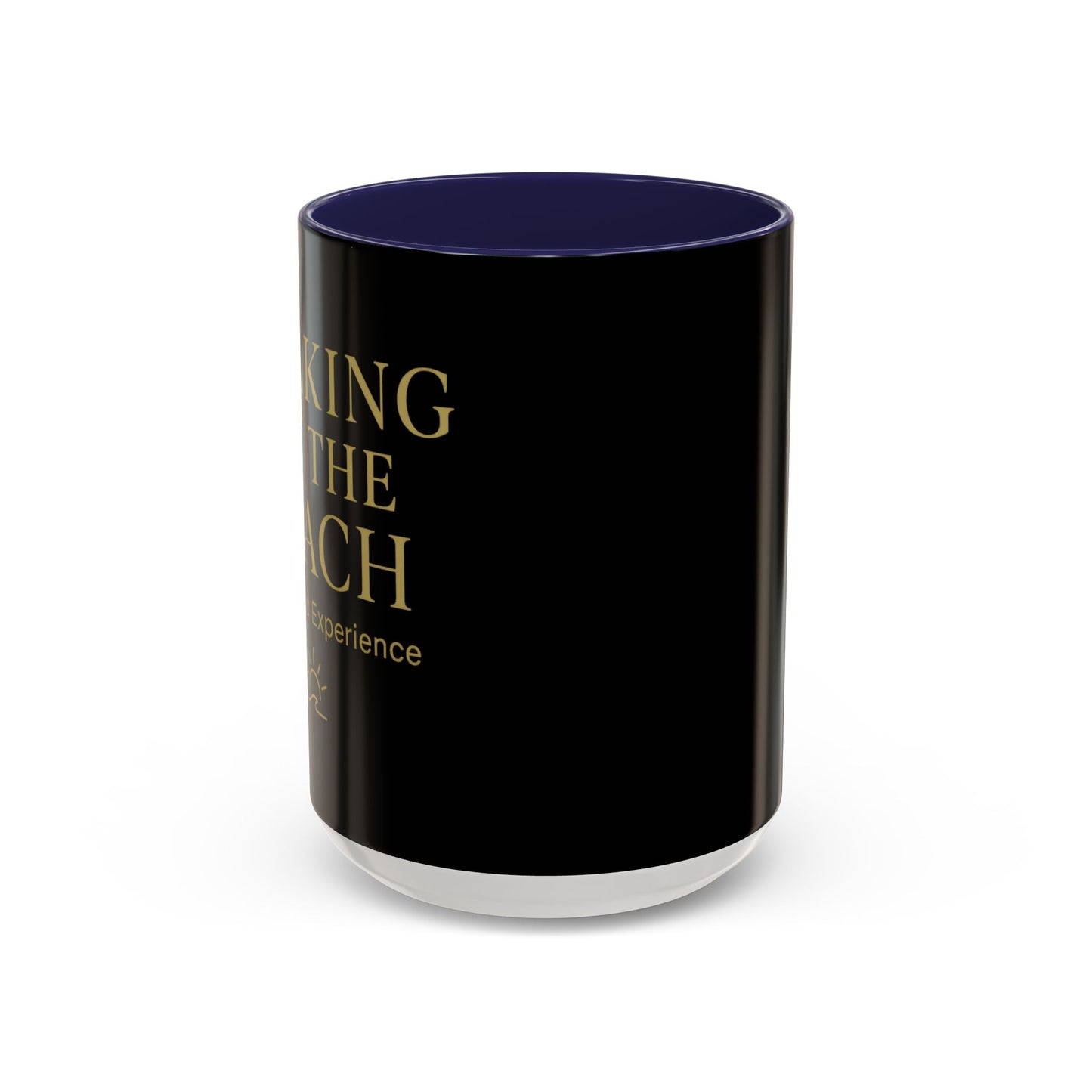Elegant Black Accent Coffee Mug - Perfect for Relaxing Moments