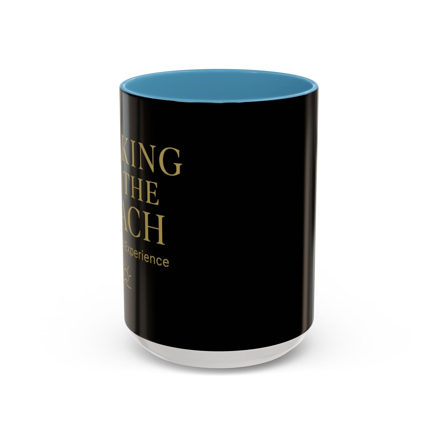 Elegant Black Accent Coffee Mug - Perfect for Relaxing Moments