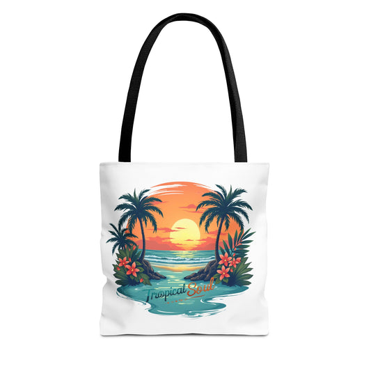 Tote Bag (AOP). Tropical soul