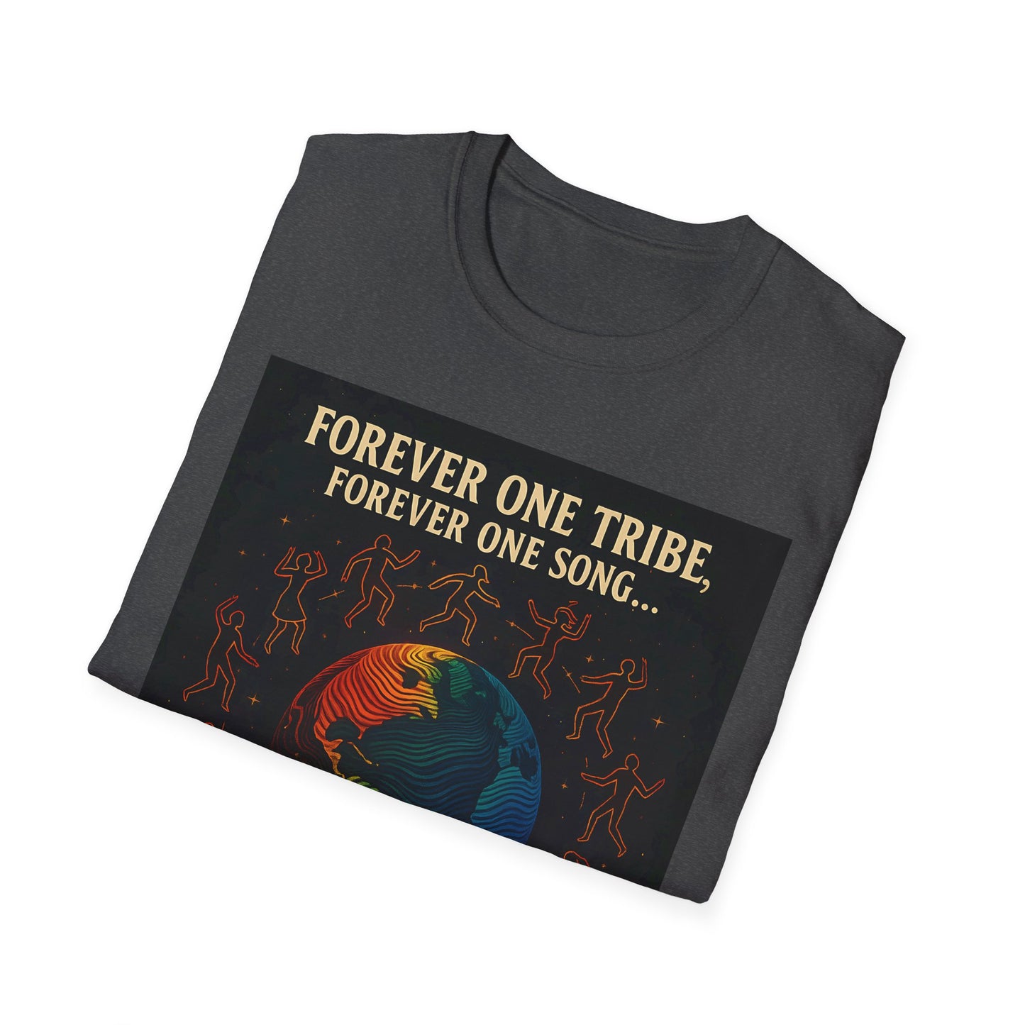 Unity Vibe T-Shirt - Forever One Tribe, Music Lover Gift, Festival Wear, Unisex Tee, Community Spirit Shirt