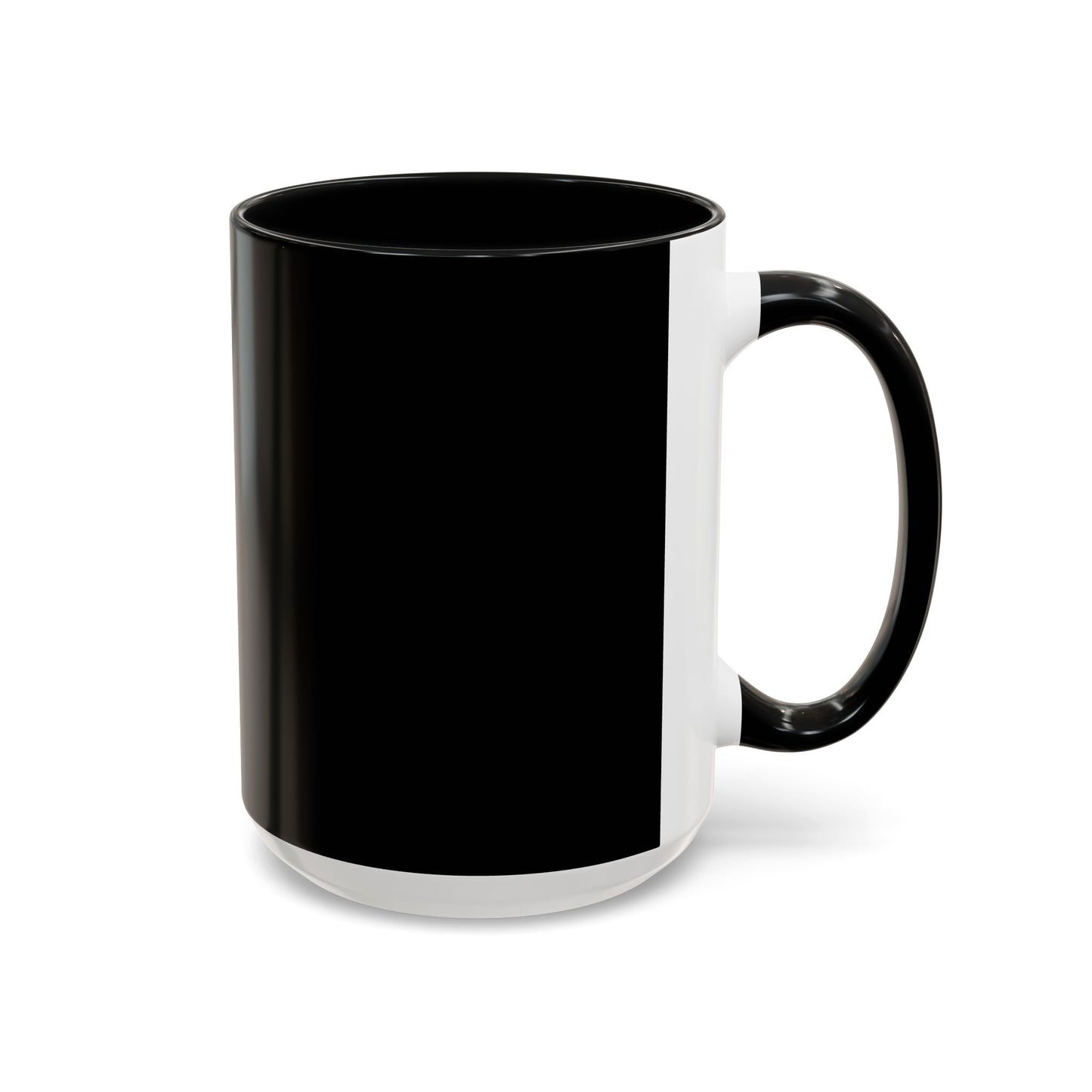 Elegant Black Accent Coffee Mug - Perfect for Relaxing Moments
