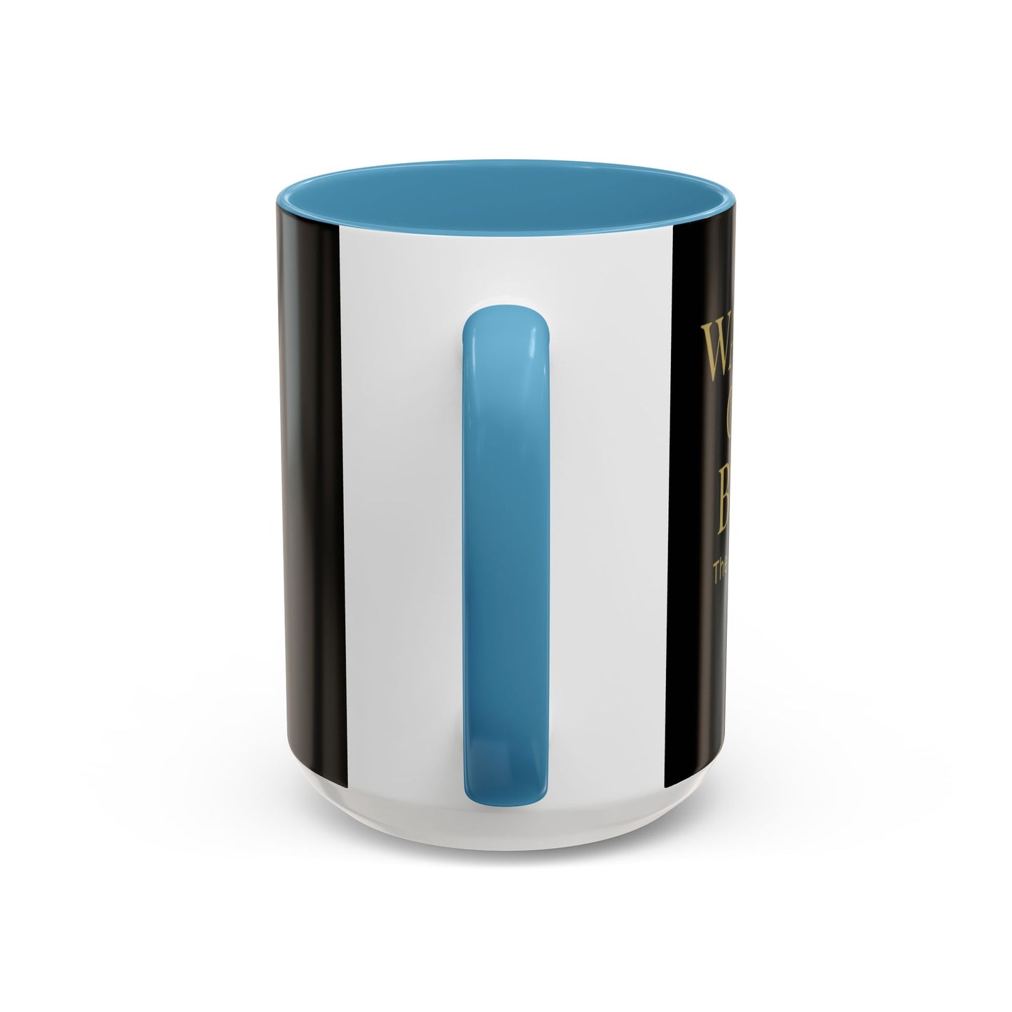 Elegant Black Accent Coffee Mug - Perfect for Relaxing Moments