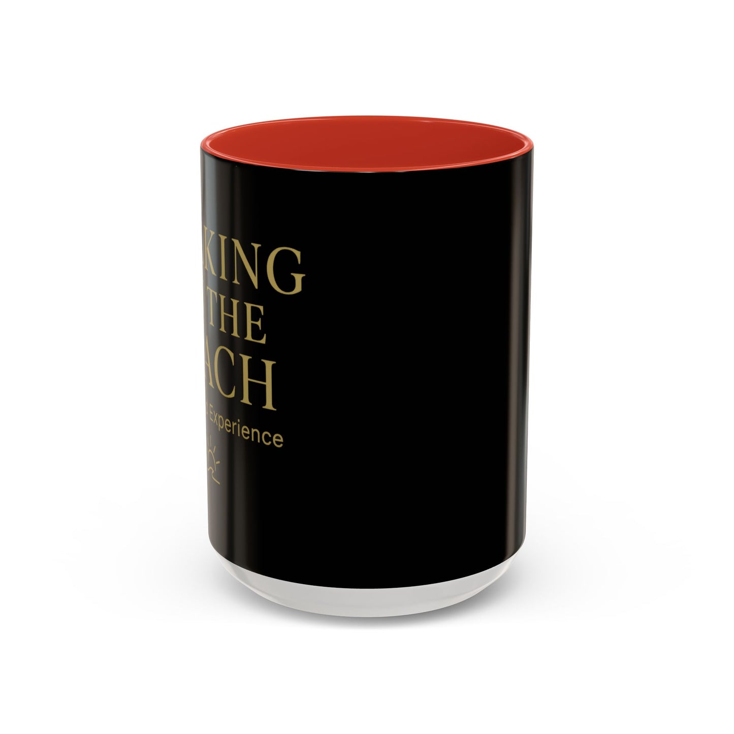 Elegant Black Accent Coffee Mug - Perfect for Relaxing Moments