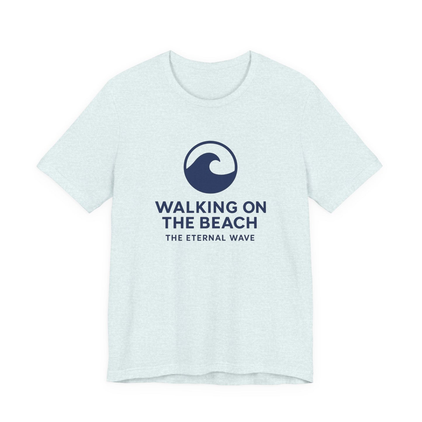 Beach Wave T‑Shirt — "Walking on the Beach: The Eternal Wave" Graphic Tee