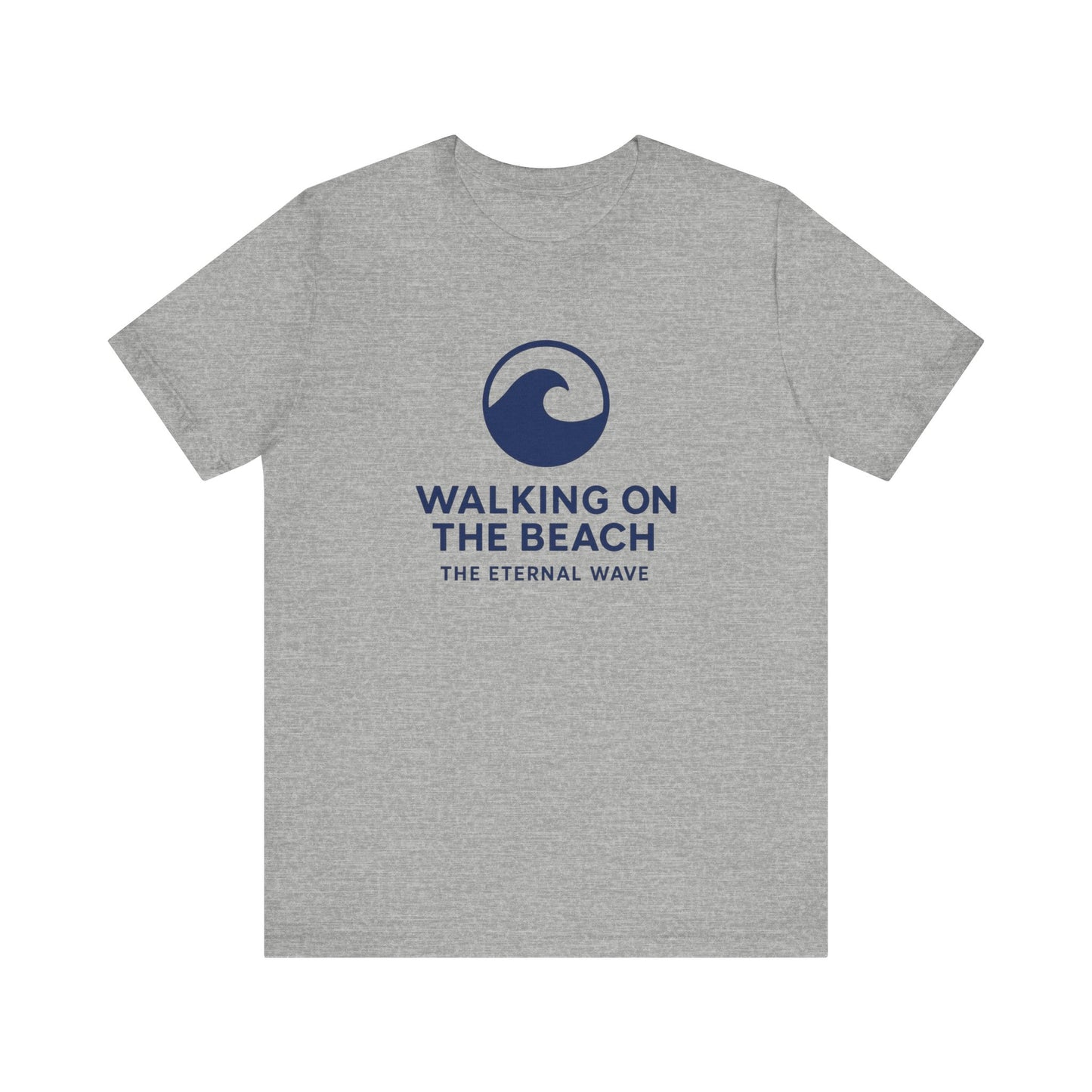 Beach Wave T‑Shirt — "Walking on the Beach: The Eternal Wave" Graphic Tee