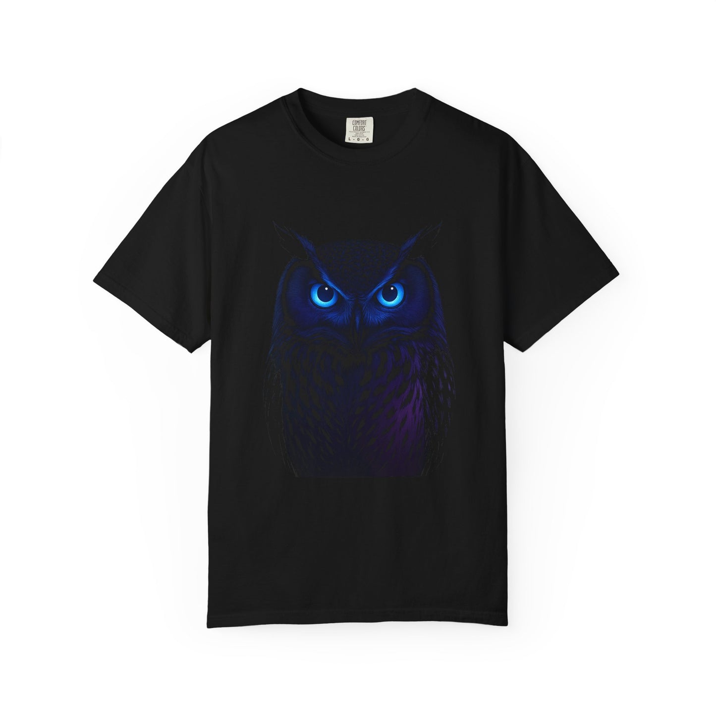 Mystical Owl Unisex T-Shirt, Gift for Nature Lovers, Cute Animal Tee, Casual Style, Owl Lover Apparel, Eco-Friendly Fashion