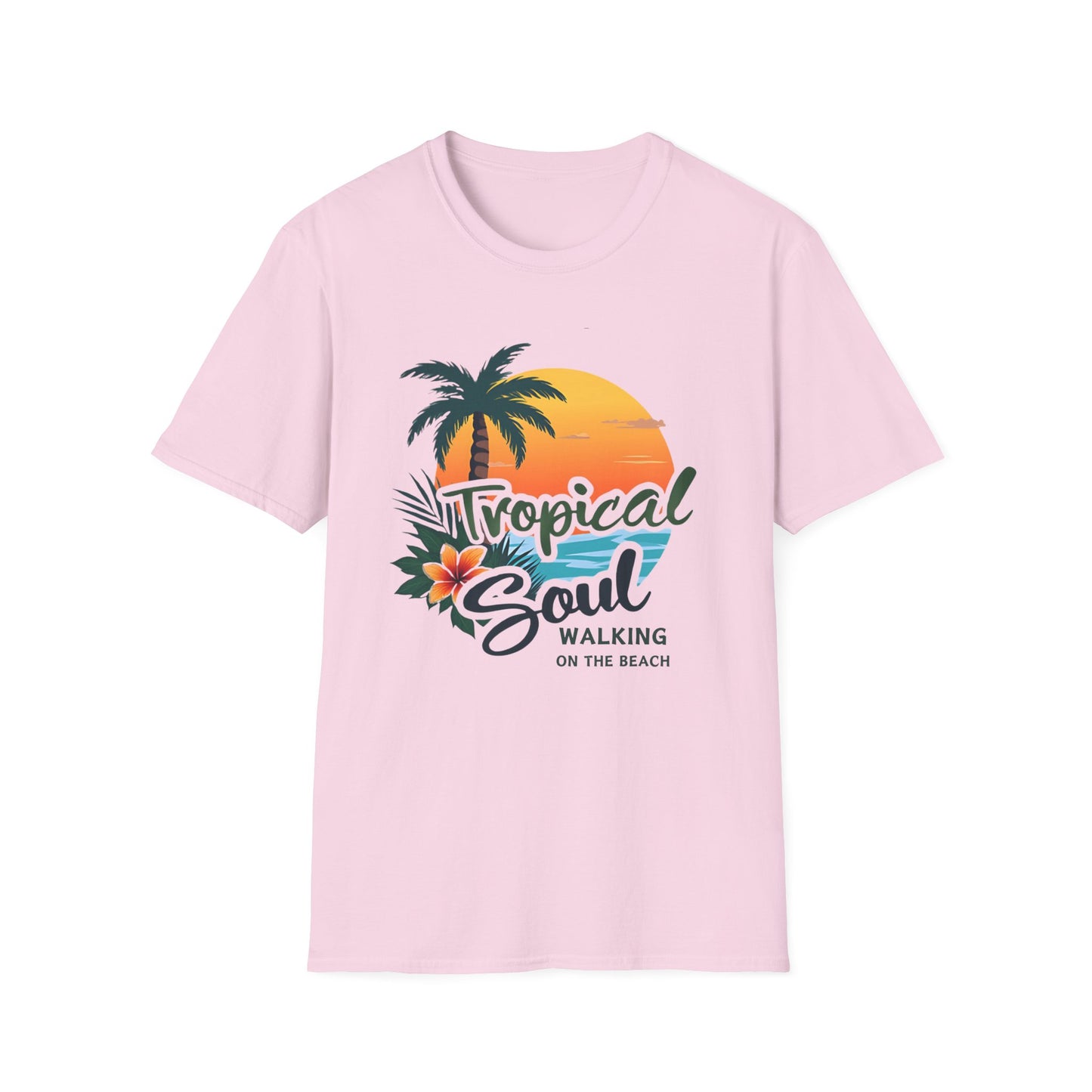 Tropical Soul T-Shirt | Relaxed Beach Vibe | Perfect Gift for Vacationers, Summer Parties, Beach Lovers, and Tropical Getaways