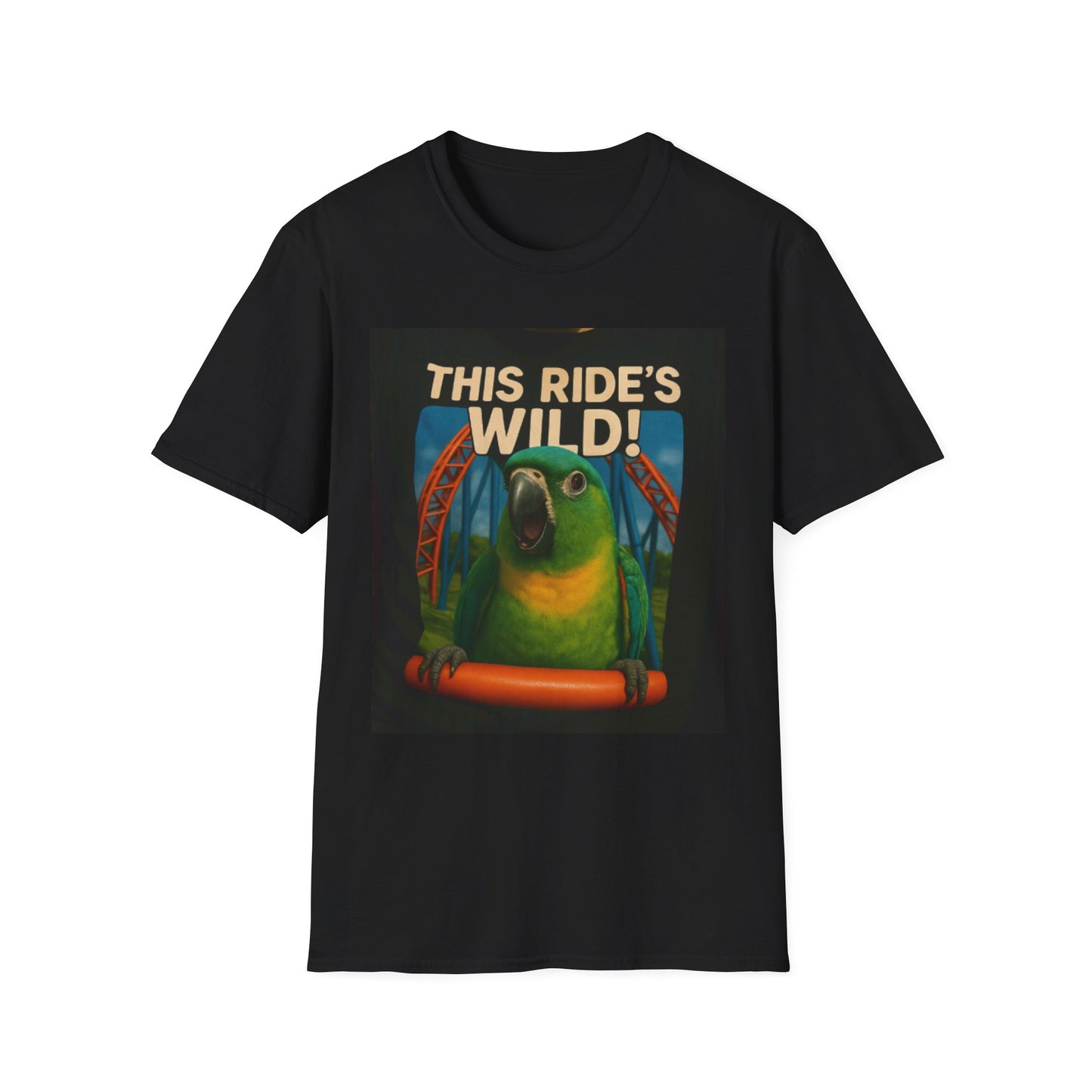 This Ride's Wild Unisex T-Shirt | Fun Adventure Tee for Amusement Park Lovers, Birthday Gift, Vacation Wear, Roller Coaster Enthusiasts