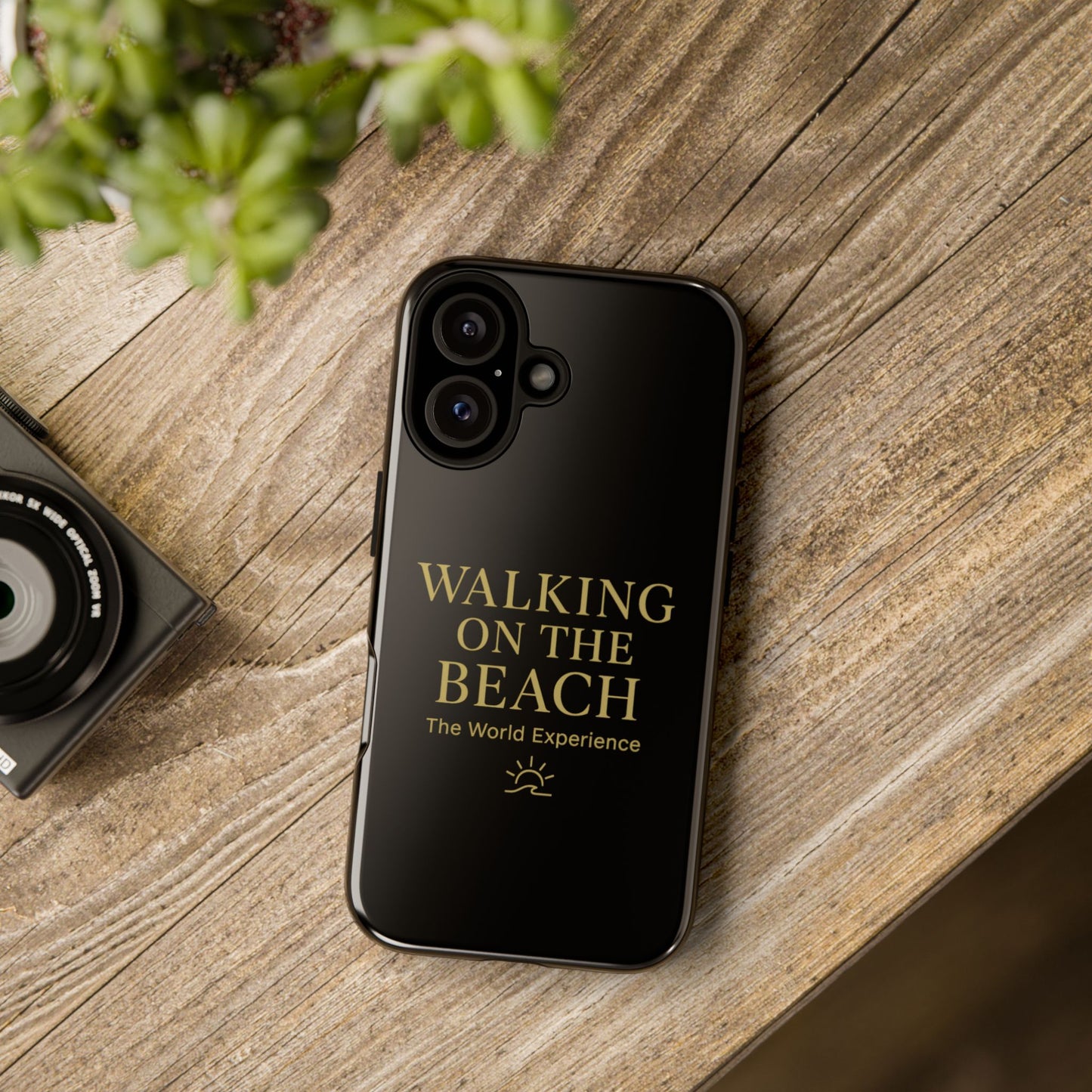 Beach-Themed Phone Case: Walking on the Beach Design