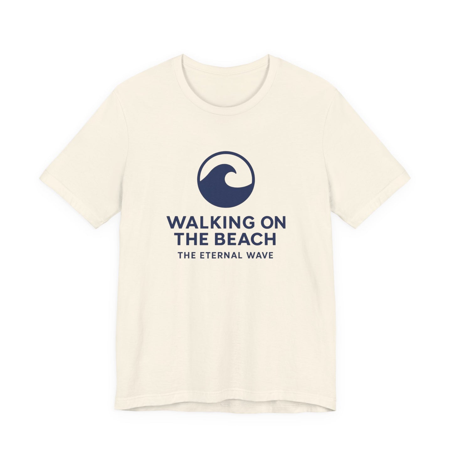 Beach Wave T‑Shirt — "Walking on the Beach: The Eternal Wave" Graphic Tee