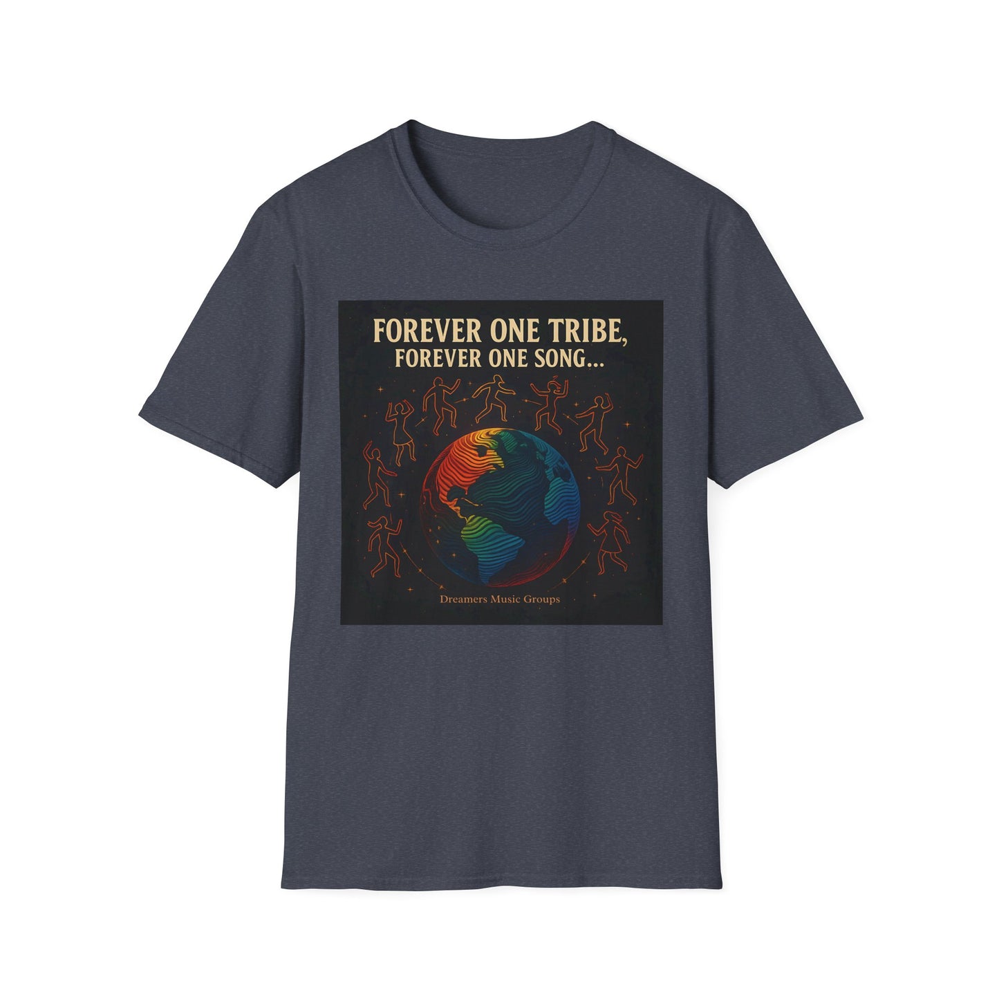 Unity Vibe T-Shirt - Forever One Tribe, Music Lover Gift, Festival Wear, Unisex Tee, Community Spirit Shirt