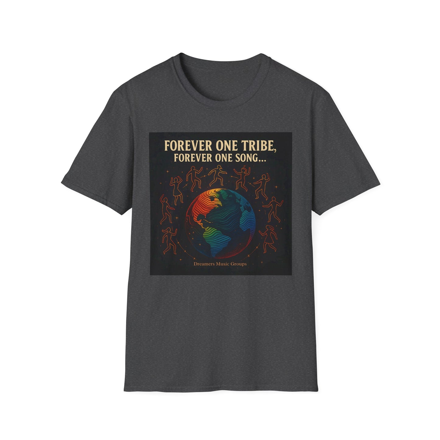 Unity Vibe T-Shirt - Forever One Tribe, Music Lover Gift, Festival Wear, Unisex Tee, Community Spirit Shirt