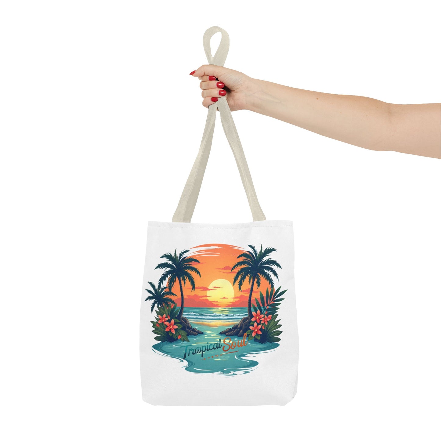 Tote Bag (AOP). Tropical soul