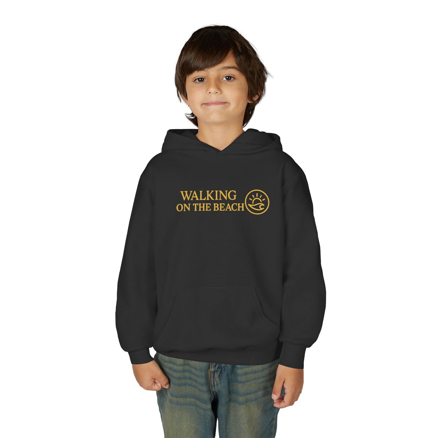 Beach Walk Youth Hoodie - Perfect for Summer Adventures