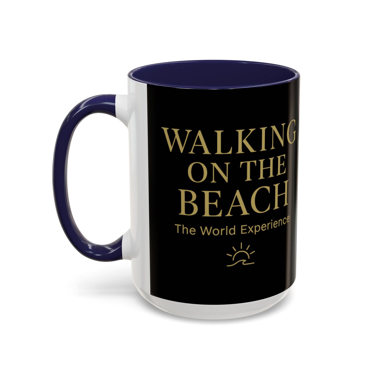 Elegant Black Accent Coffee Mug - Perfect for Relaxing Moments