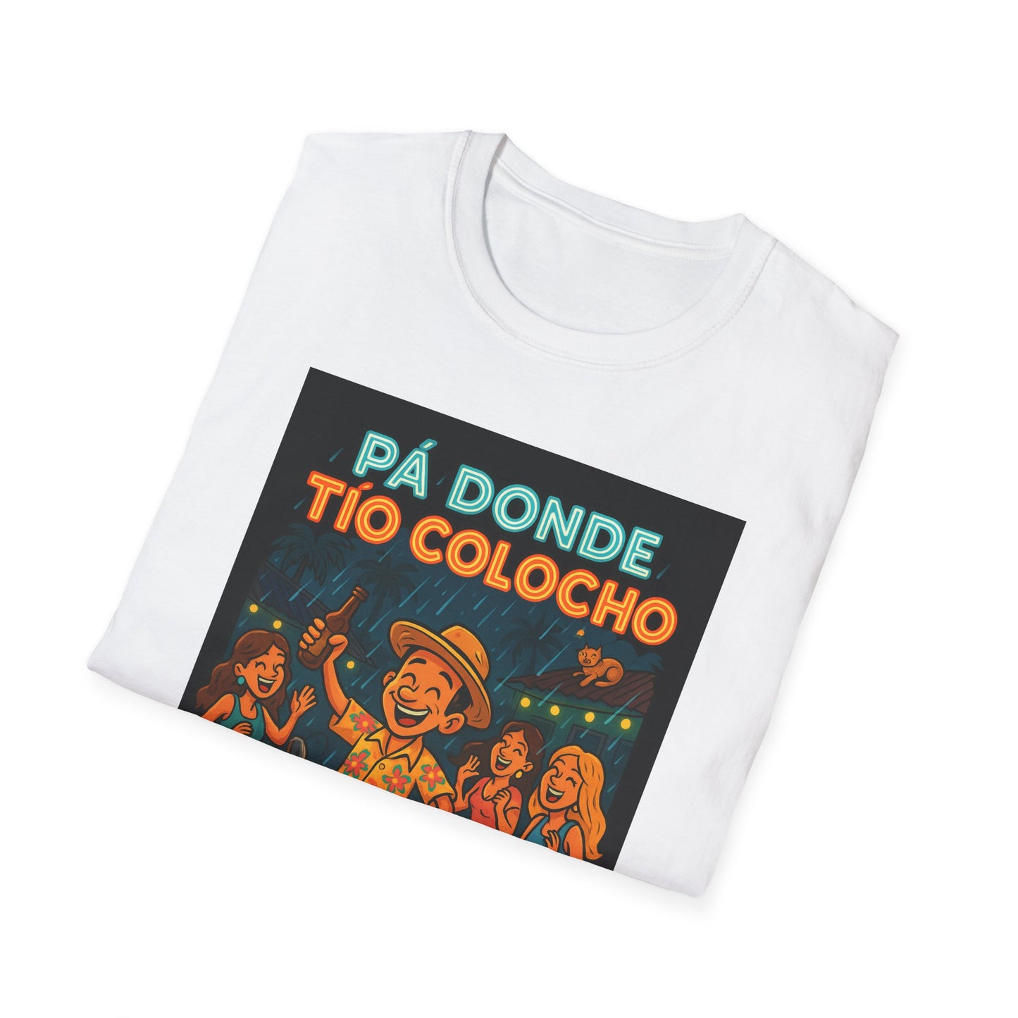 Vibrant Graphic T-Shirt, Fun Party Shirt, Summer Festival Tee, Gift for Music Lovers, Retro Style Apparel