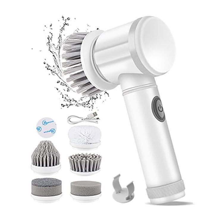 Cordless Electric Spin Scrubber - 5-in-1 Power