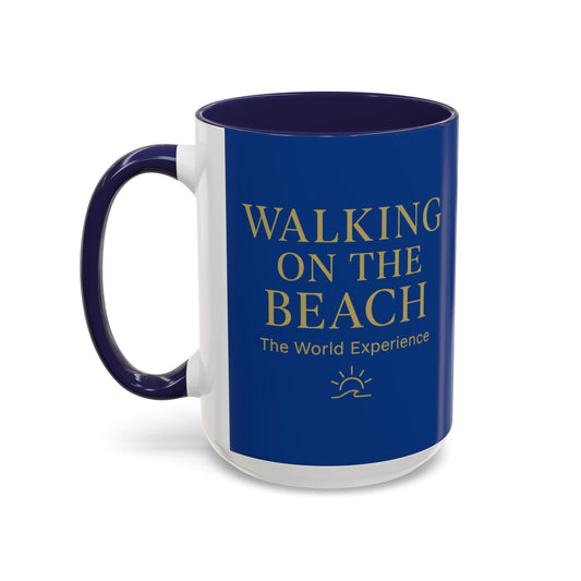 Elegant Blue Accent Coffee Mug - Perfect for Coffee Lovers and Gifting