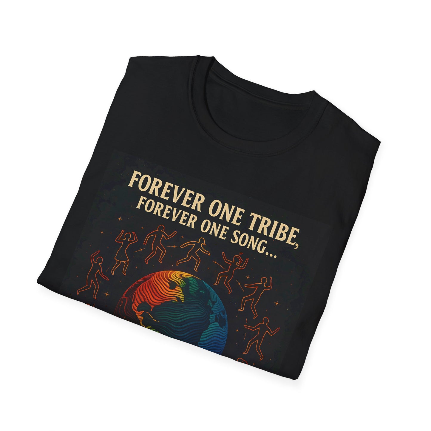 Unity Vibe T-Shirt - Forever One Tribe, Music Lover Gift, Festival Wear, Unisex Tee, Community Spirit Shirt