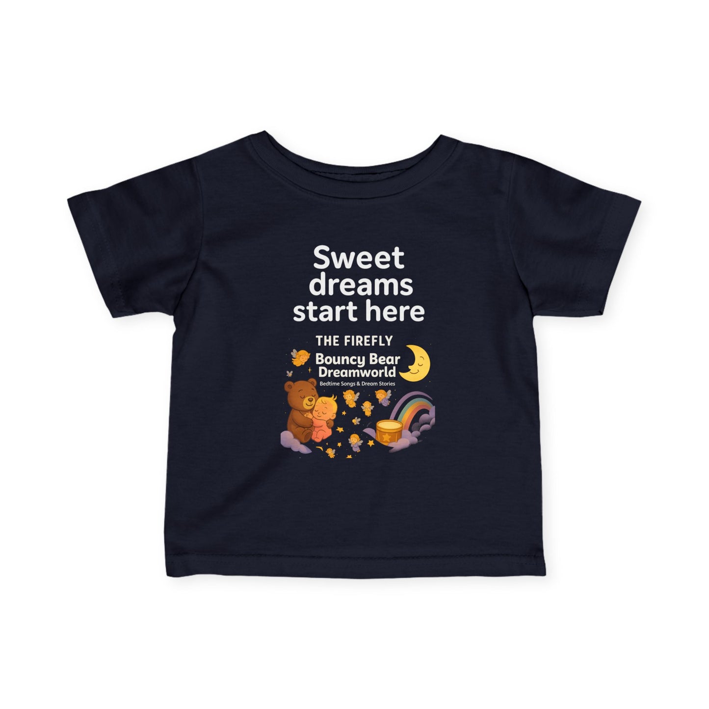 Sweet Dreams Infant Tee - Cozy Kids Shirt, Baby Showers, New Parents Gift, Soft Jersey Tee, Cute Children's Apparel