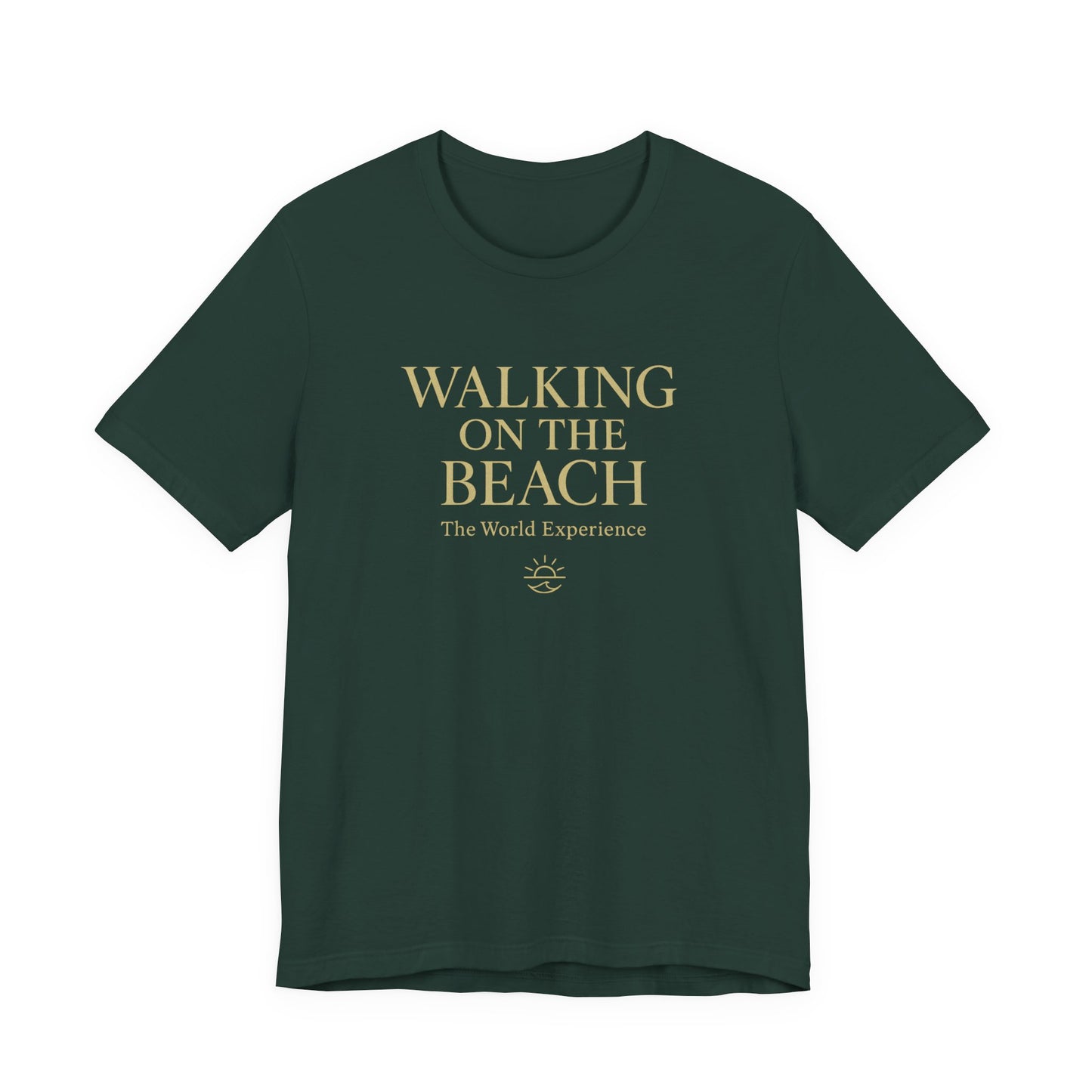 Walking on the Beach Unisex Short Sleeve Tee