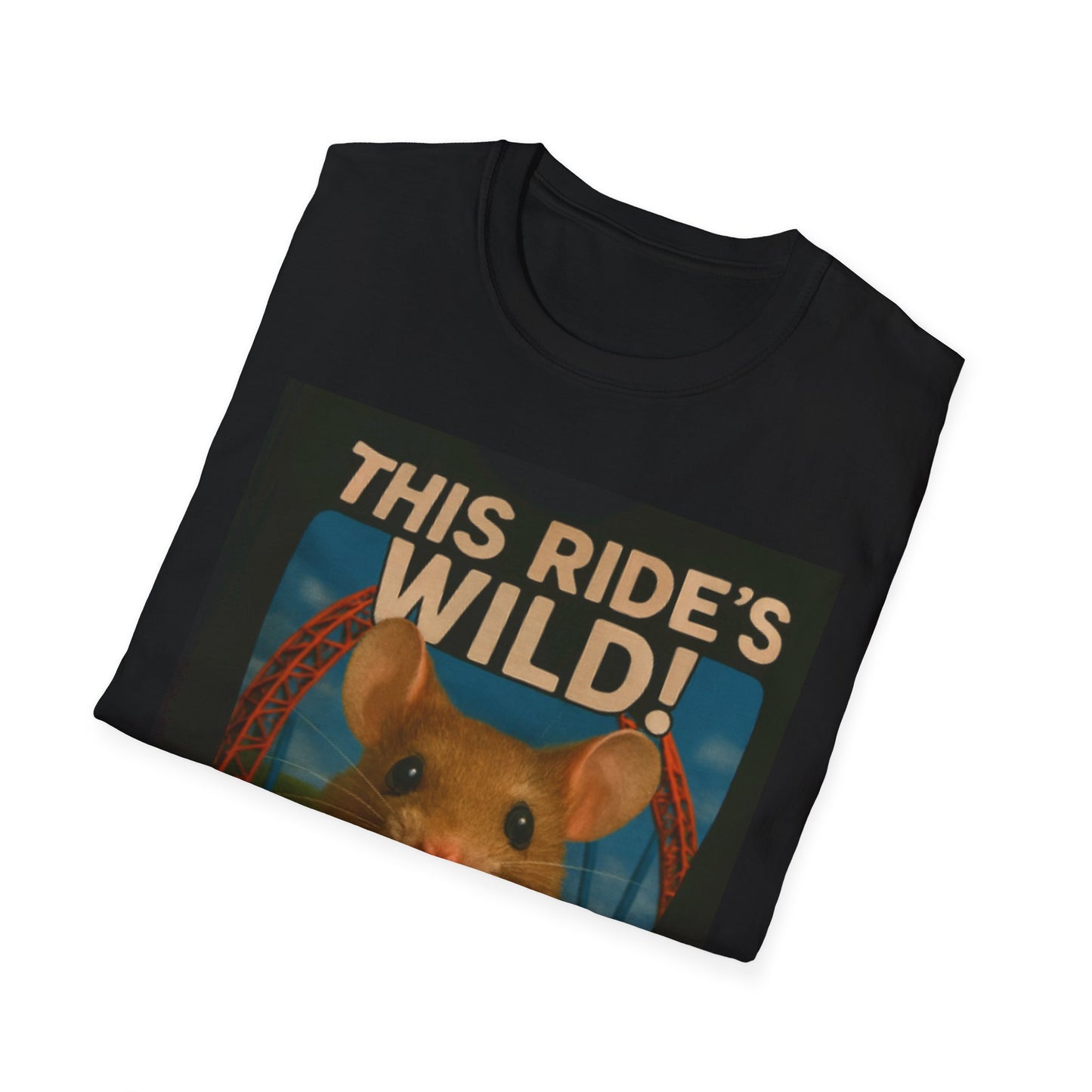 Funny Wild Mouse Adventure T-Shirt - Unisex Softstyle Tee, Amusement Park Shirt, Roller Coaster Tee, Gift for Animal Lovers, Unique [...]