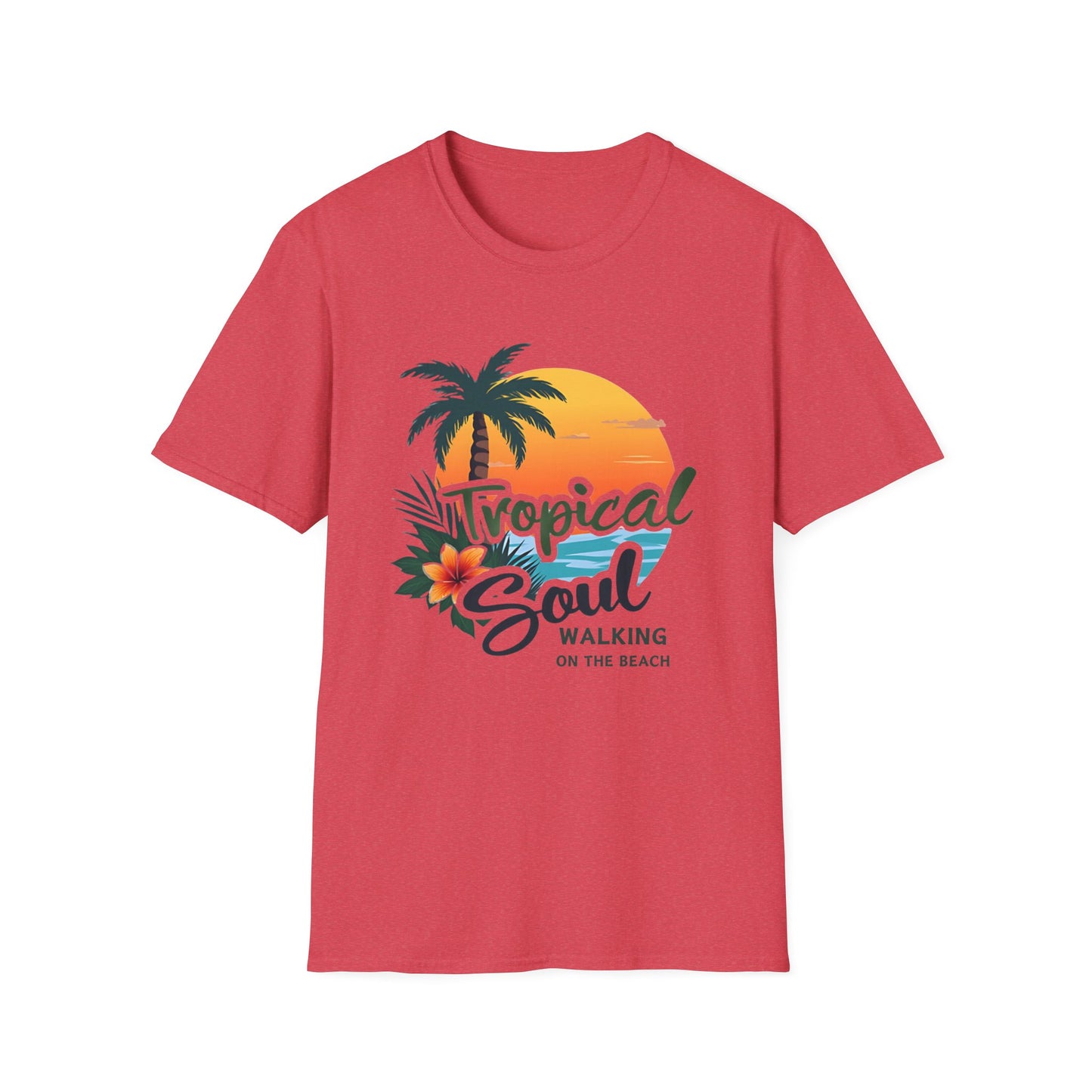 Tropical Soul T-Shirt | Relaxed Beach Vibe | Perfect Gift for Vacationers, Summer Parties, Beach Lovers, and Tropical Getaways