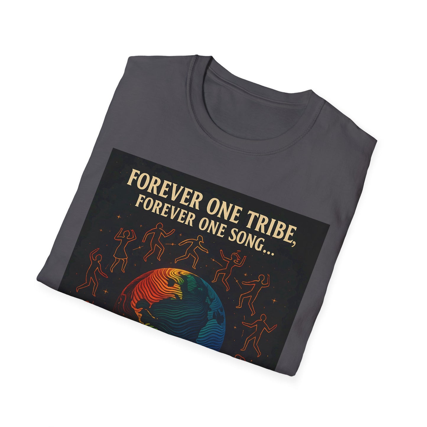 Unity Vibe T-Shirt - Forever One Tribe, Music Lover Gift, Festival Wear, Unisex Tee, Community Spirit Shirt