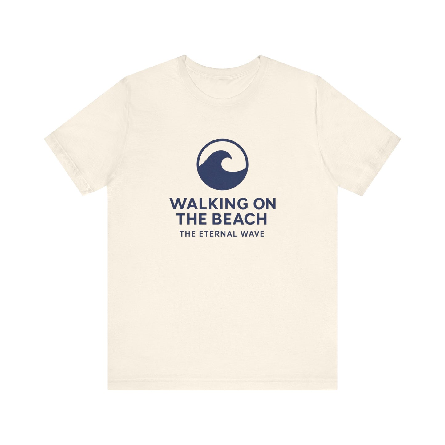 Beach Wave T‑Shirt — "Walking on the Beach: The Eternal Wave" Graphic Tee