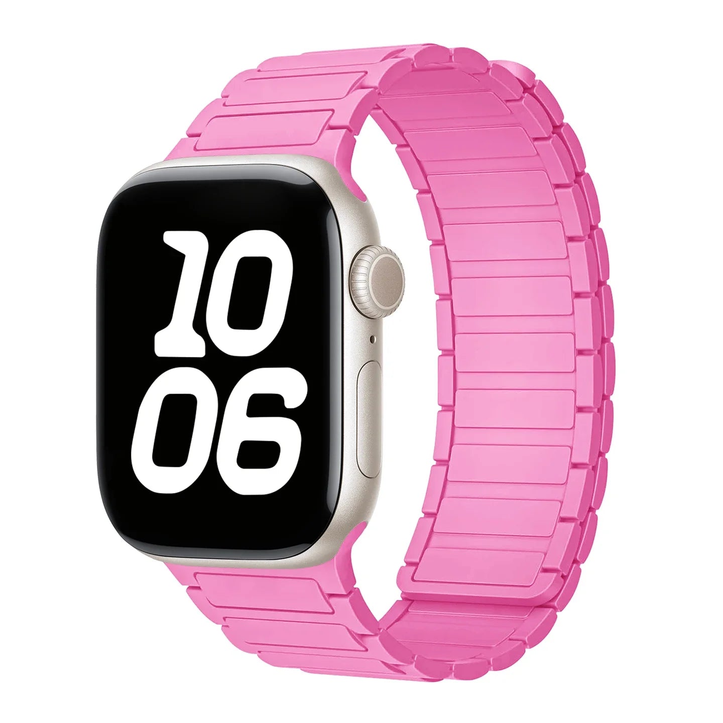 Silicone Strap for Apple Watch 46mm 42mm 49mm 44mm 40mm 45mm 41mm Magnetic Band for IWatch Ultra 2 Series 10 9 8 7 6 SE 5 4 3
