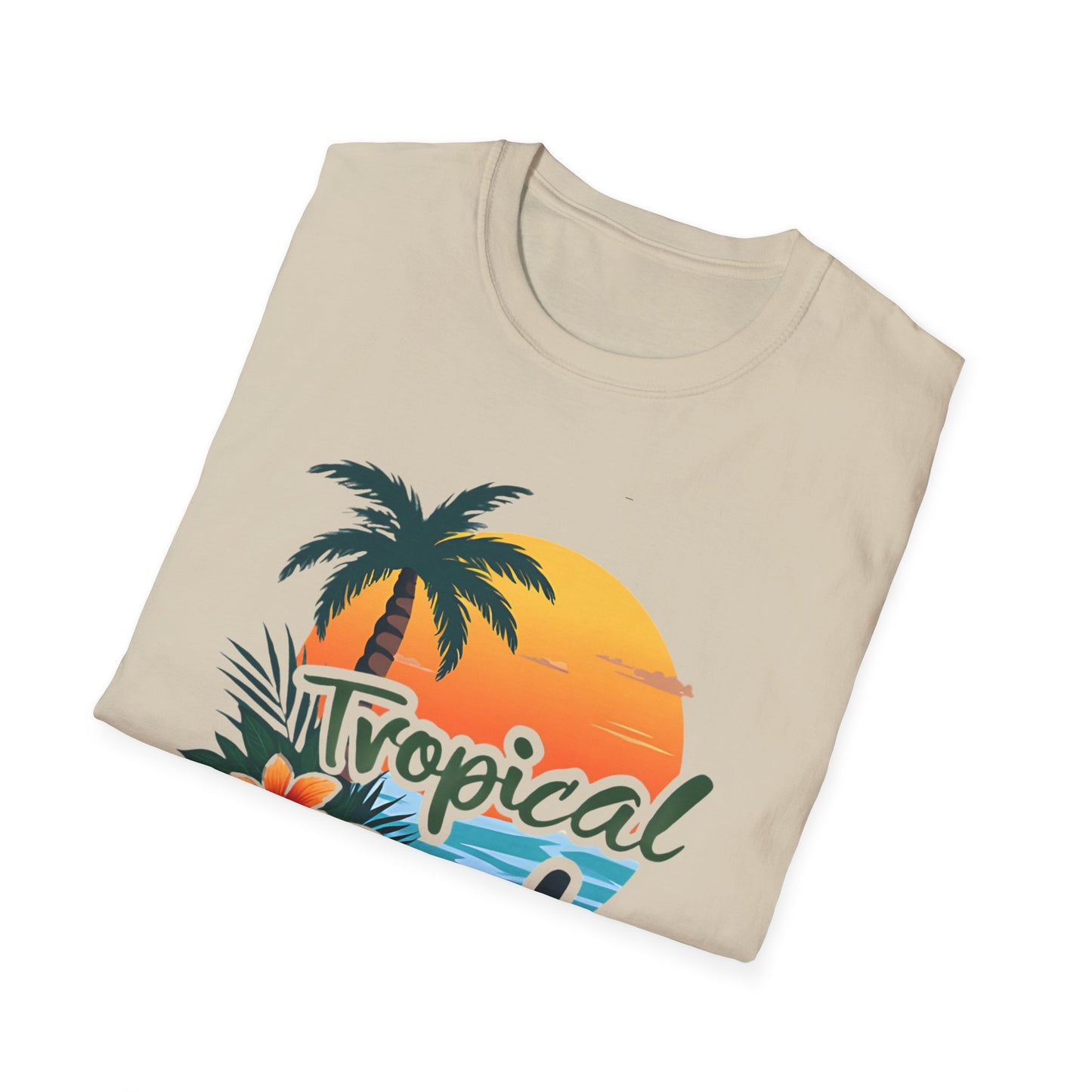 Tropical Soul T-Shirt | Relaxed Beach Vibe | Perfect Gift for Vacationers, Summer Parties, Beach Lovers, and Tropical Getaways