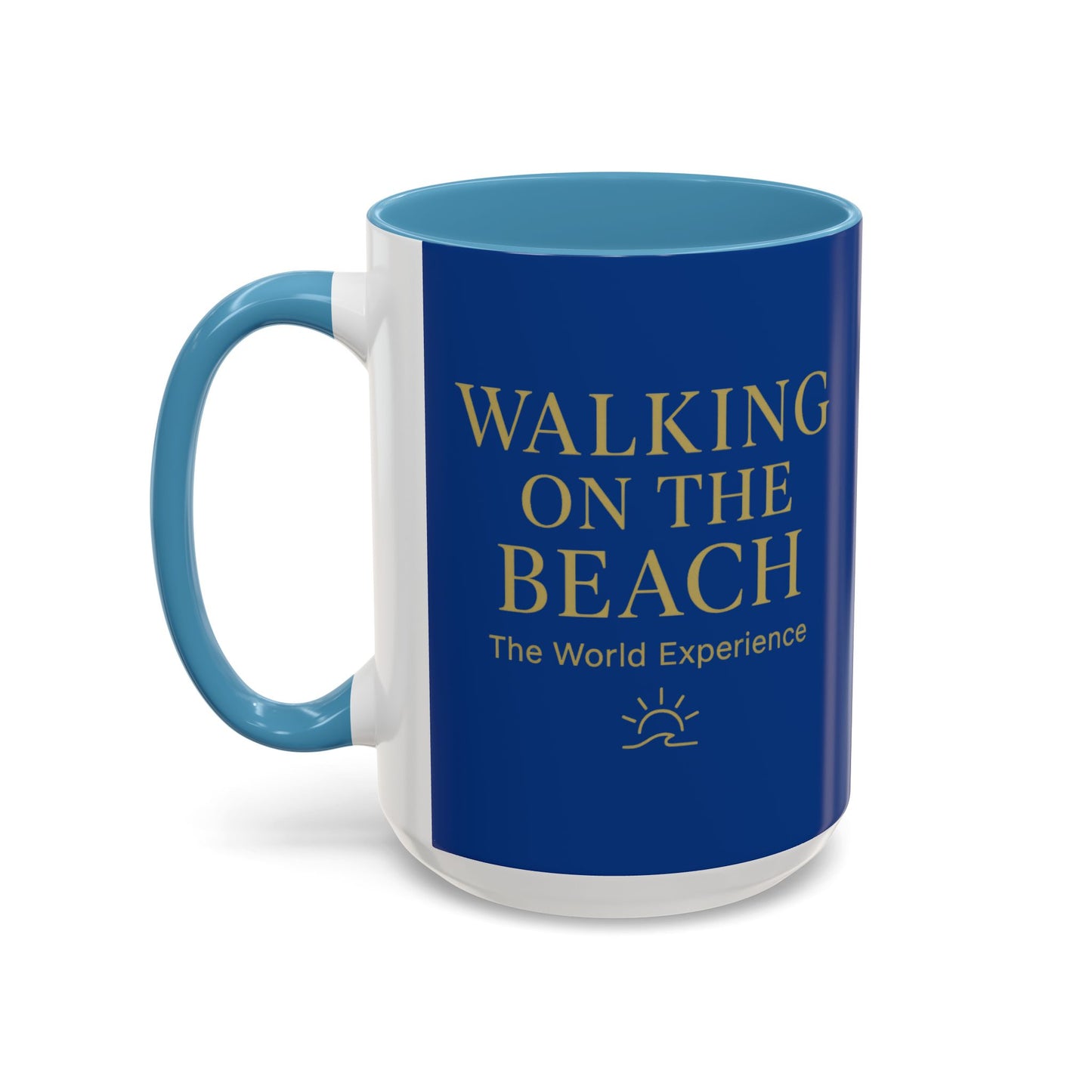 Elegant Blue Accent Coffee Mug - Perfect for Coffee Lovers and Gifting