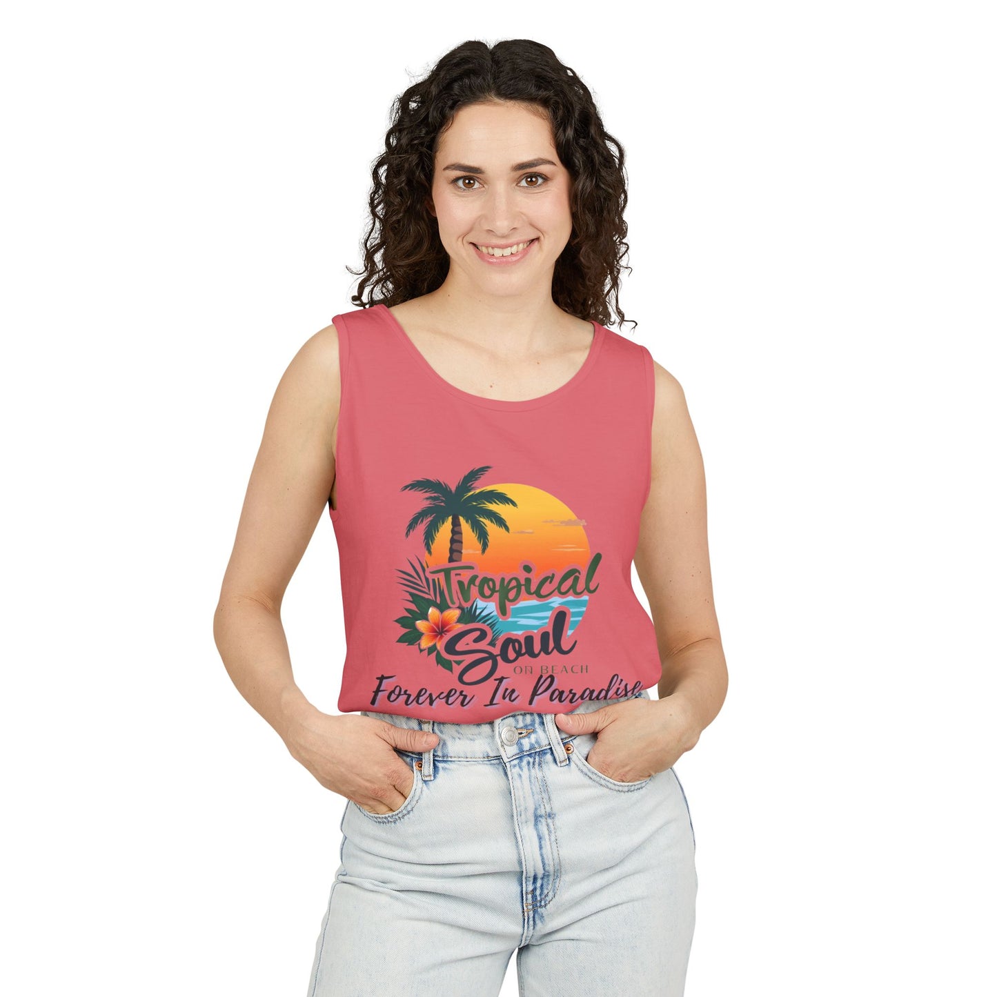 Tropical Soul Tank Top - Forever in Paradise Mood