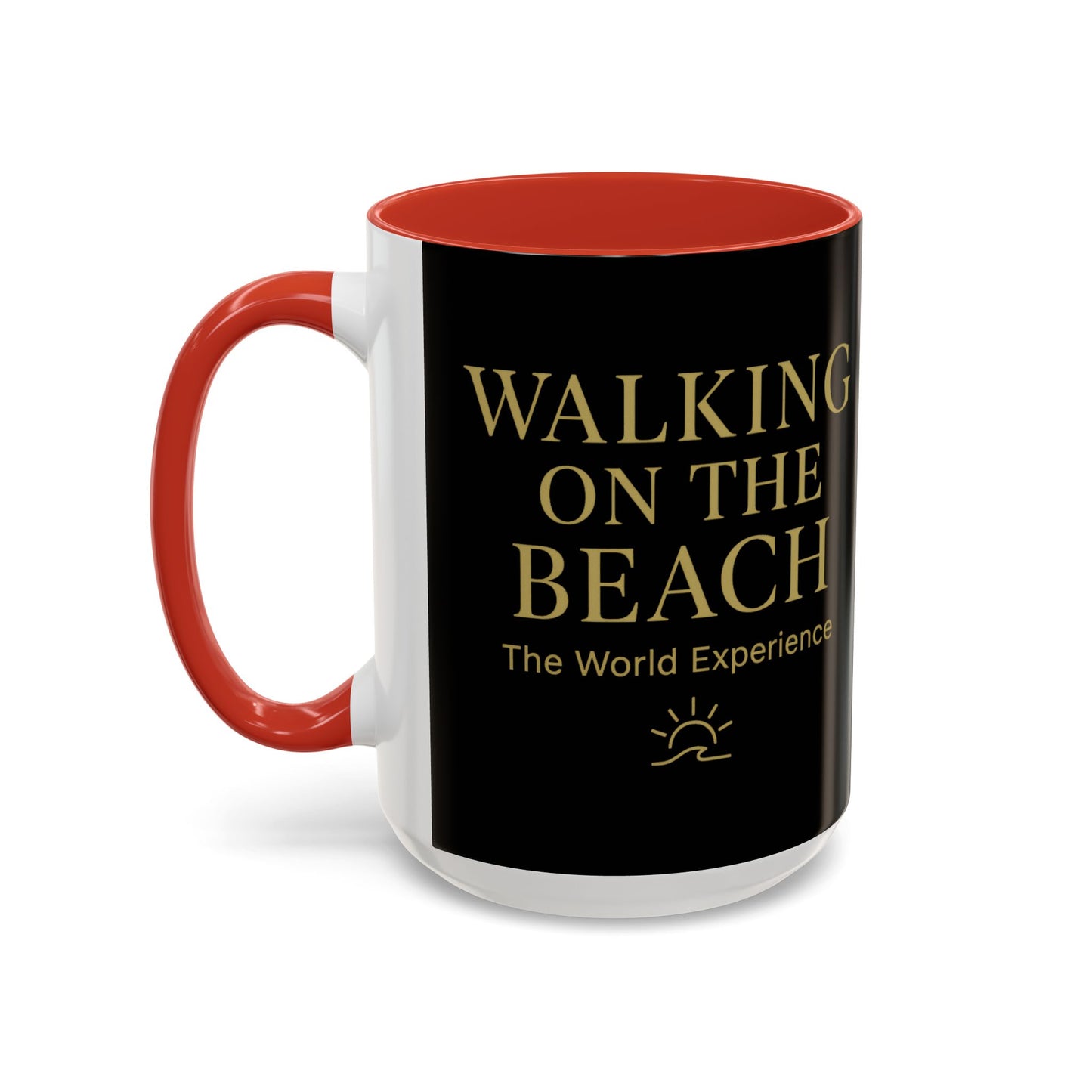 Elegant Black Accent Coffee Mug - Perfect for Relaxing Moments