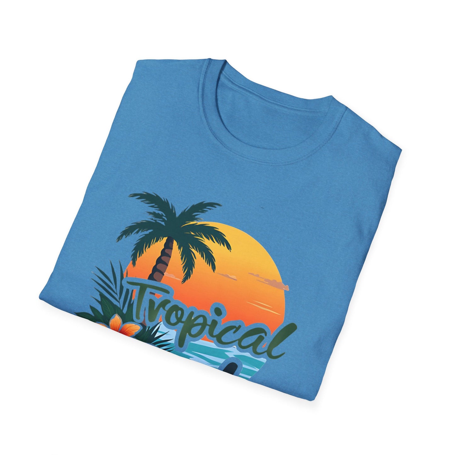 Tropical Soul T-Shirt | Relaxed Beach Vibe | Perfect Gift for Vacationers, Summer Parties, Beach Lovers, and Tropical Getaways