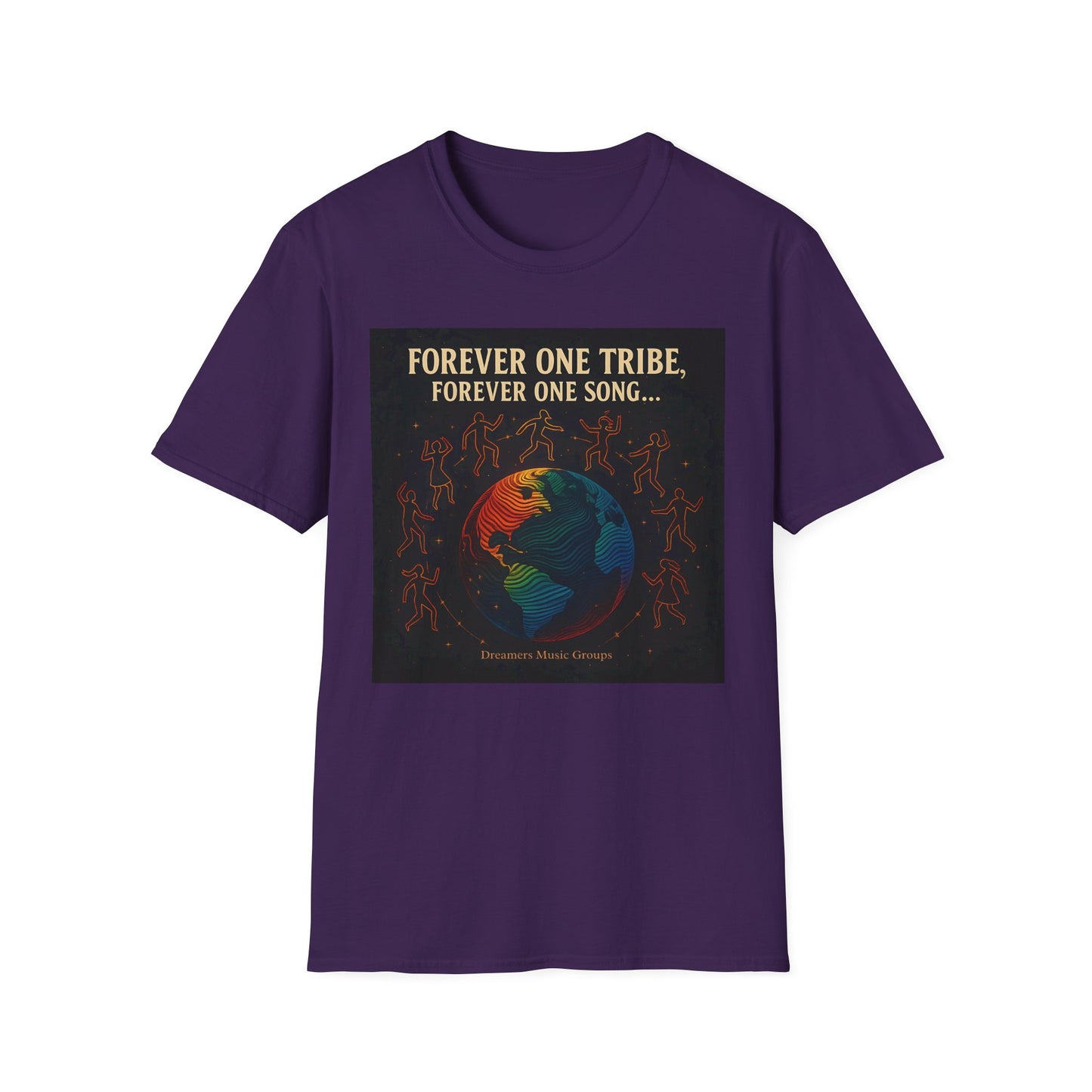Unity Vibe T-Shirt - Forever One Tribe, Music Lover Gift, Festival Wear, Unisex Tee, Community Spirit Shirt
