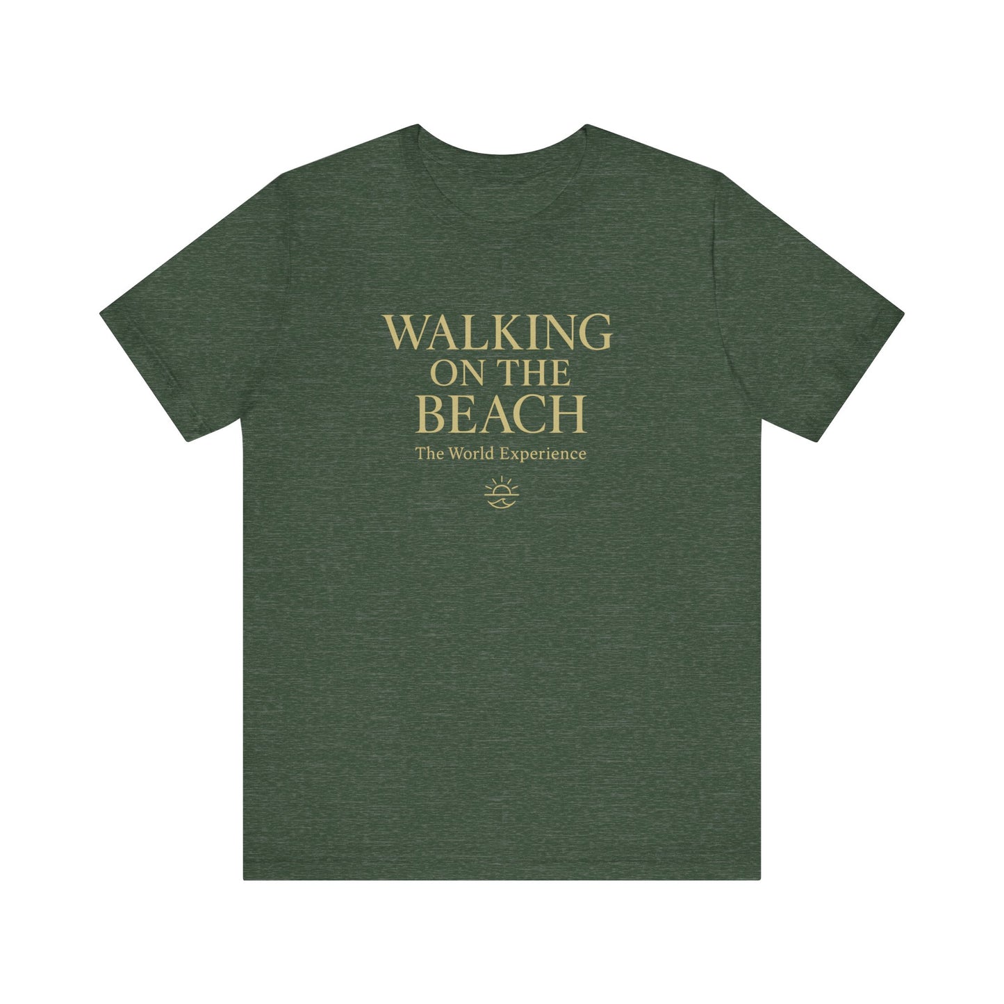 Walking on the Beach Unisex Short Sleeve Tee