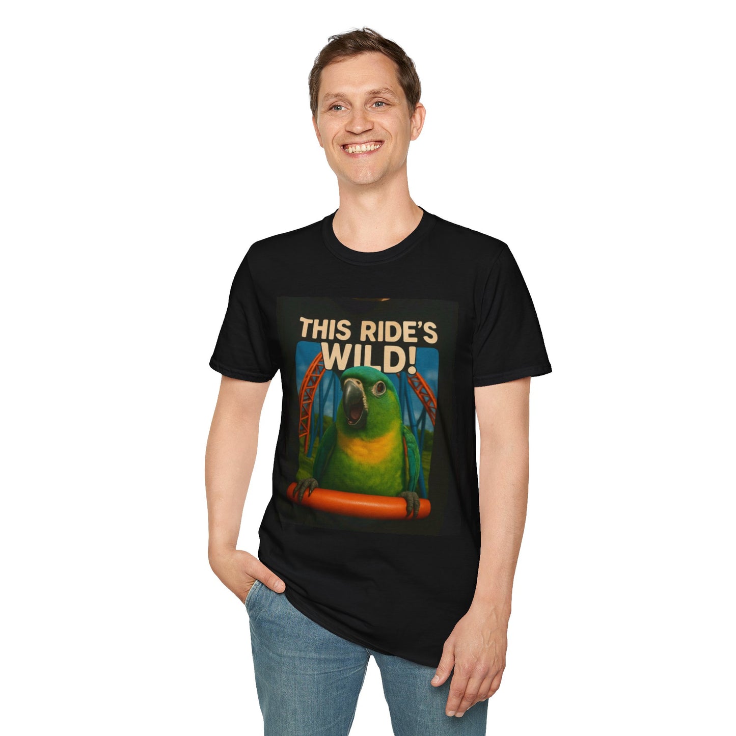 This Ride's Wild Unisex T-Shirt | Fun Adventure Tee for Amusement Park Lovers, Birthday Gift, Vacation Wear, Roller Coaster Enthusiasts