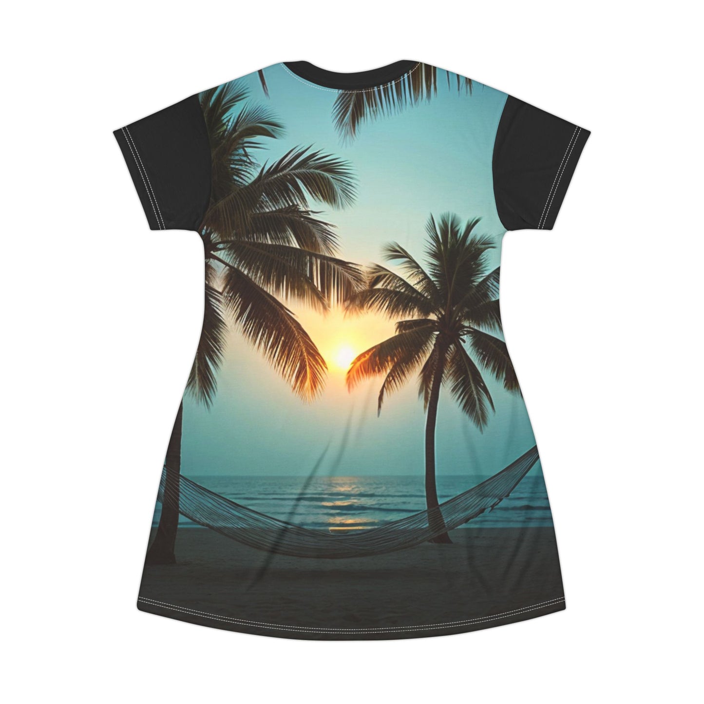 T-Shirt Dress (AOP). Tropical soul
