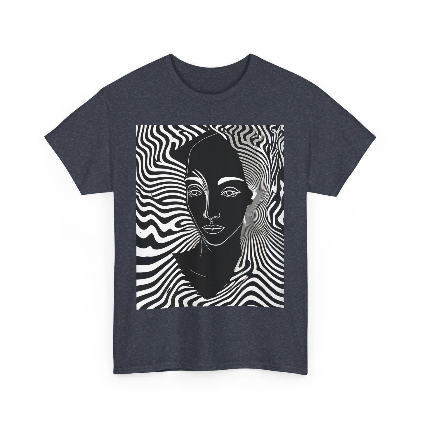 Stylish Graphic Tee for Art Lovers | Unisex Heavy Cotton Tee, Fashion Statement, Unique Gift, Everyday Wear, Trendy Apparel, Artistic Design