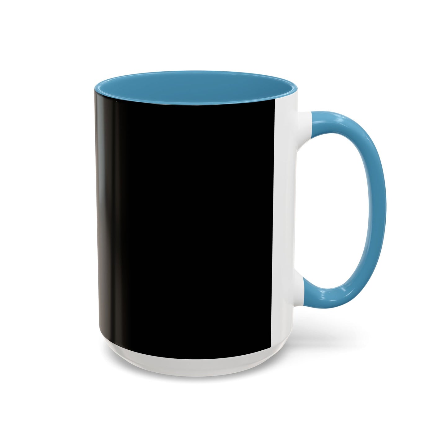 Elegant Black Accent Coffee Mug - Perfect for Relaxing Moments