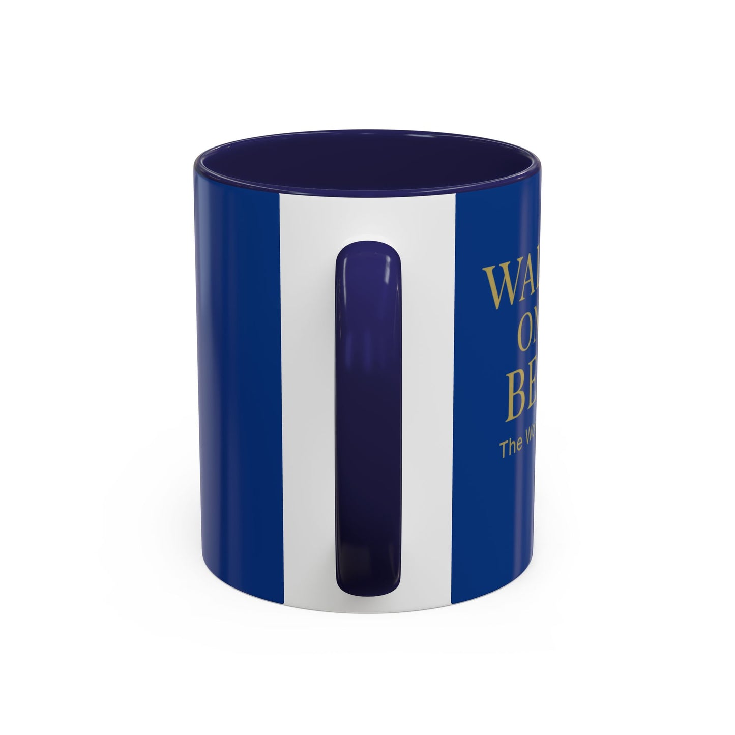 Elegant Blue Accent Coffee Mug - Perfect for Coffee Lovers and Gifting