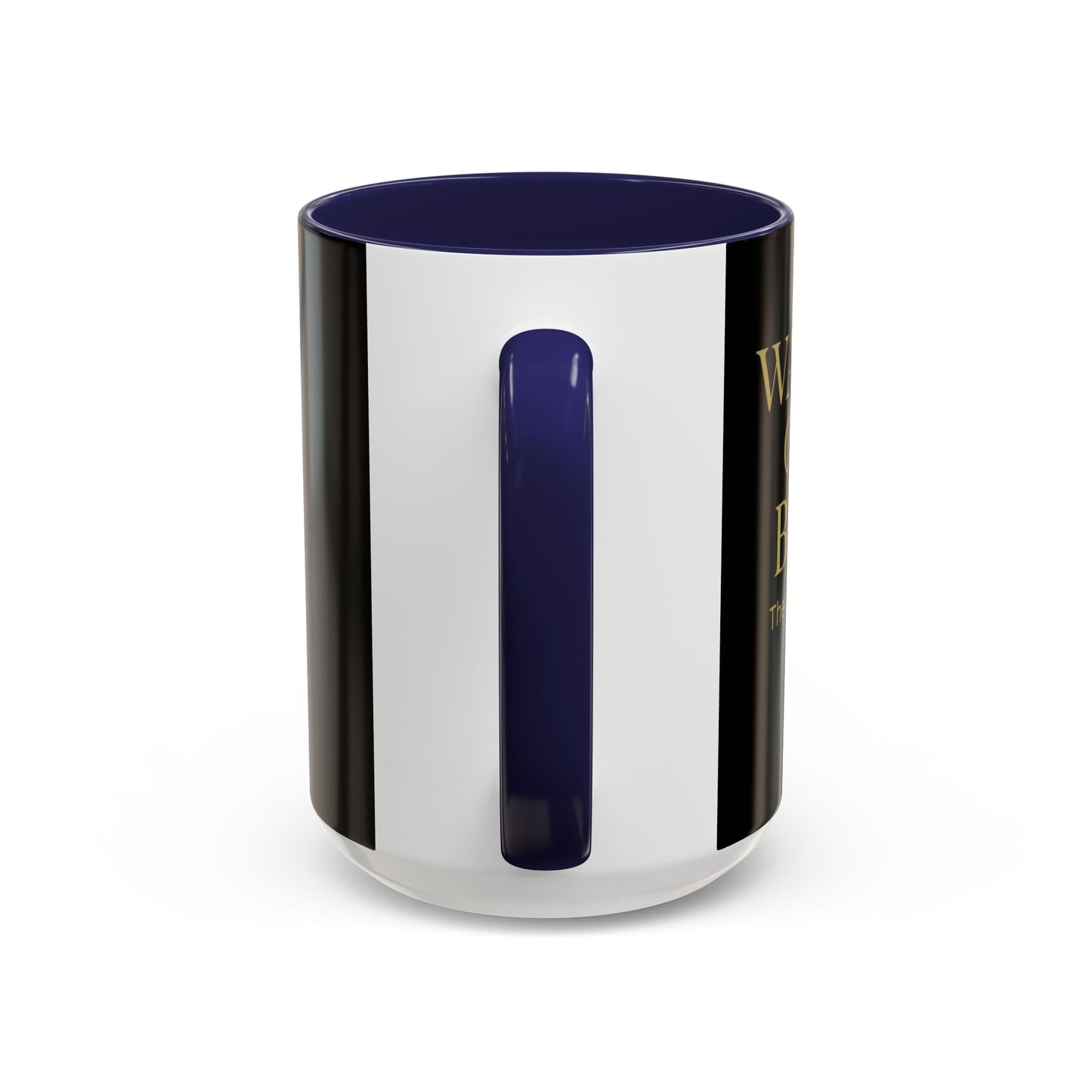 Elegant Black Accent Coffee Mug - Perfect for Relaxing Moments