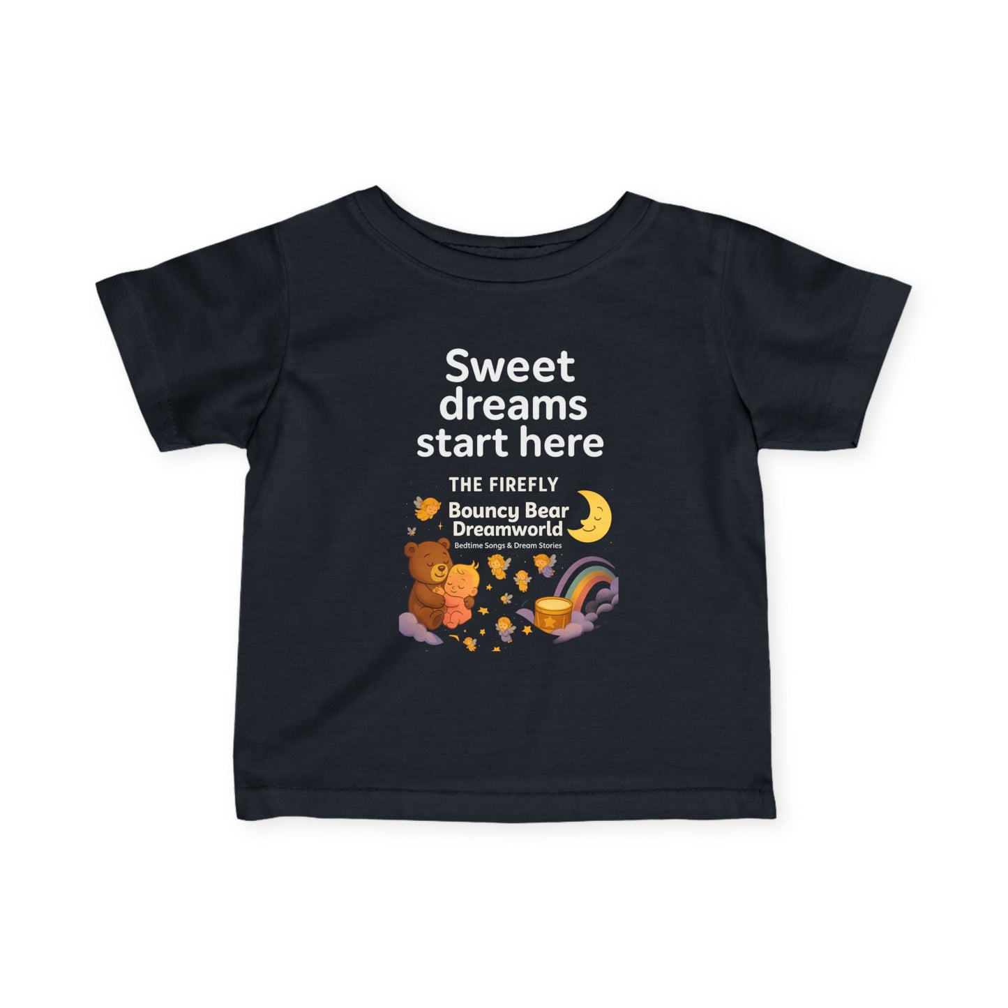 Sweet Dreams Infant Tee - Cozy Kids Shirt, Baby Showers, New Parents Gift, Soft Jersey Tee, Cute Children's Apparel