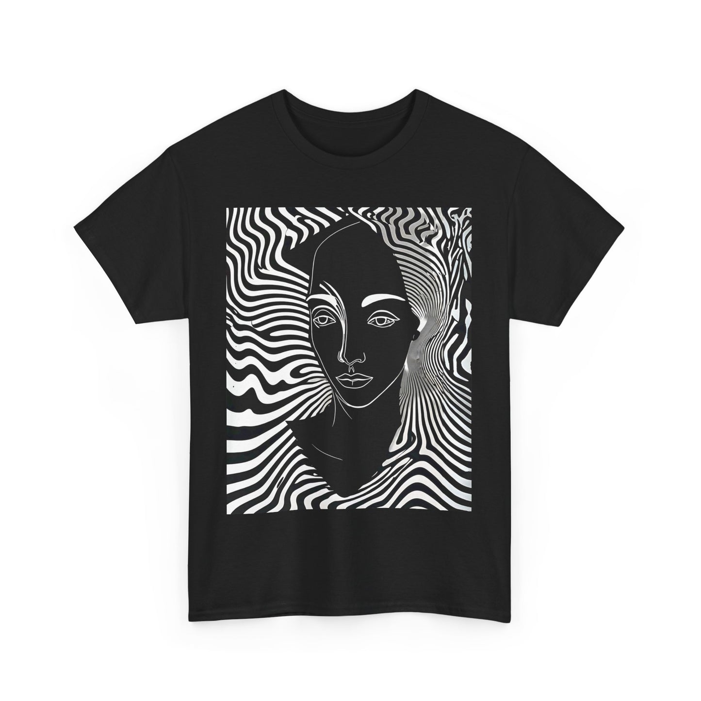 Stylish Graphic Tee for Art Lovers | Unisex Heavy Cotton Tee, Fashion Statement, Unique Gift, Everyday Wear, Trendy Apparel, Artistic Design