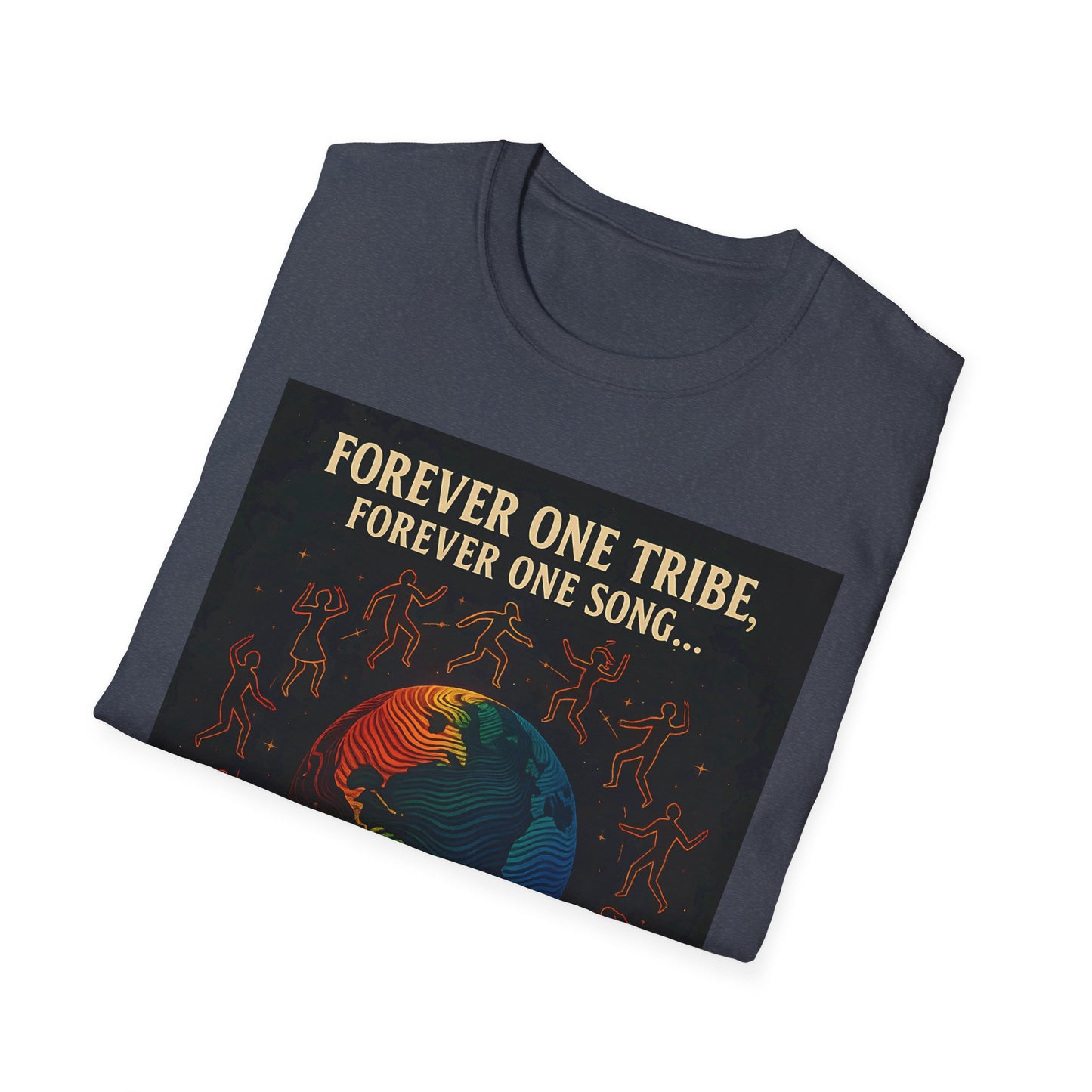 Unity Vibe T-Shirt - Forever One Tribe, Music Lover Gift, Festival Wear, Unisex Tee, Community Spirit Shirt